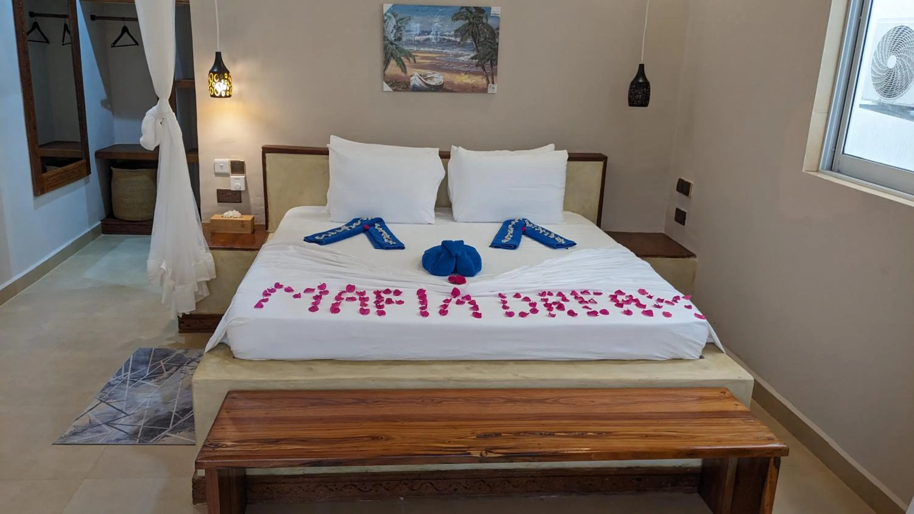 Bed in Mafia Dream Hotel