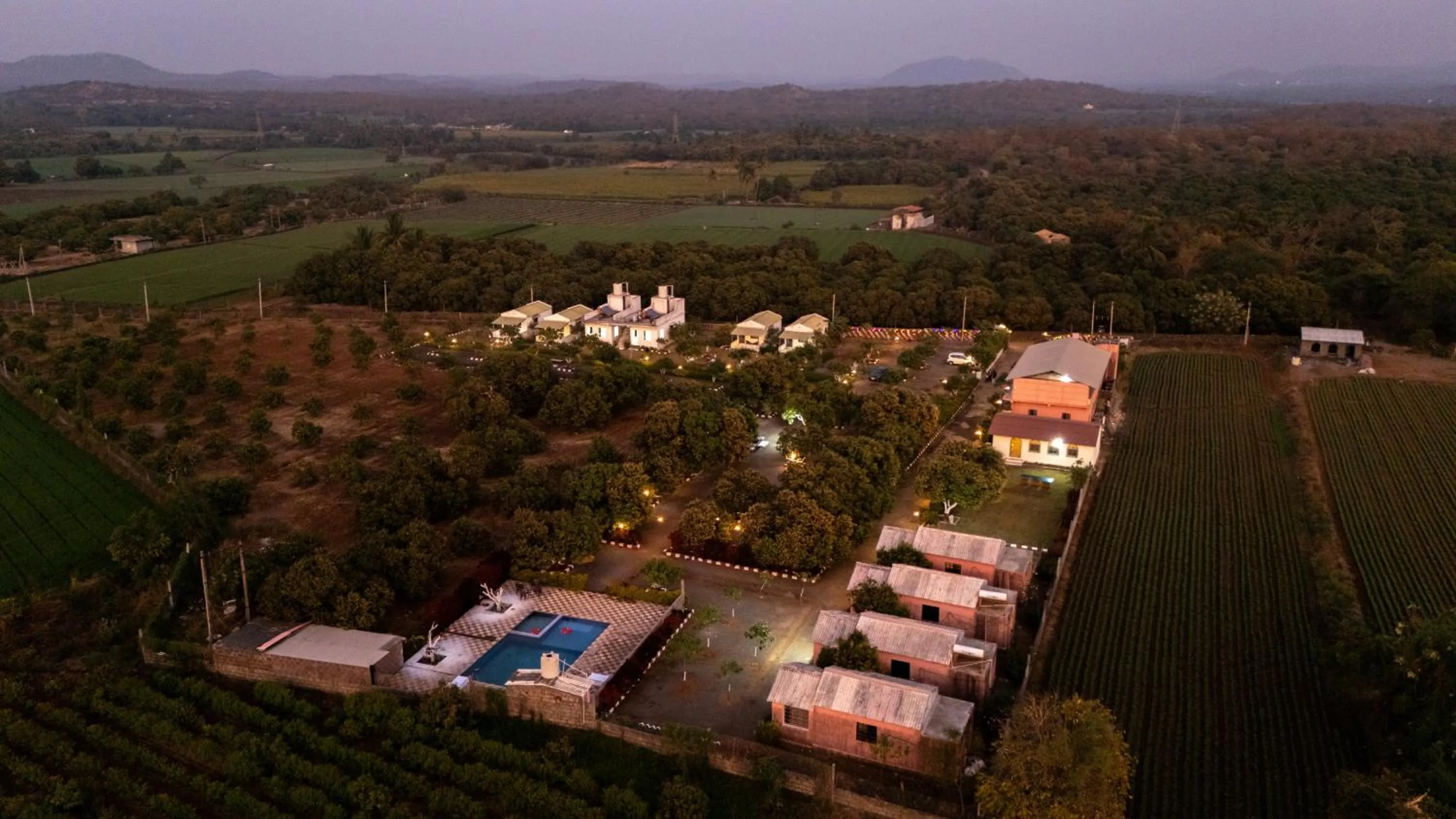 Bird's eye view in AamraKunj Gir Resort