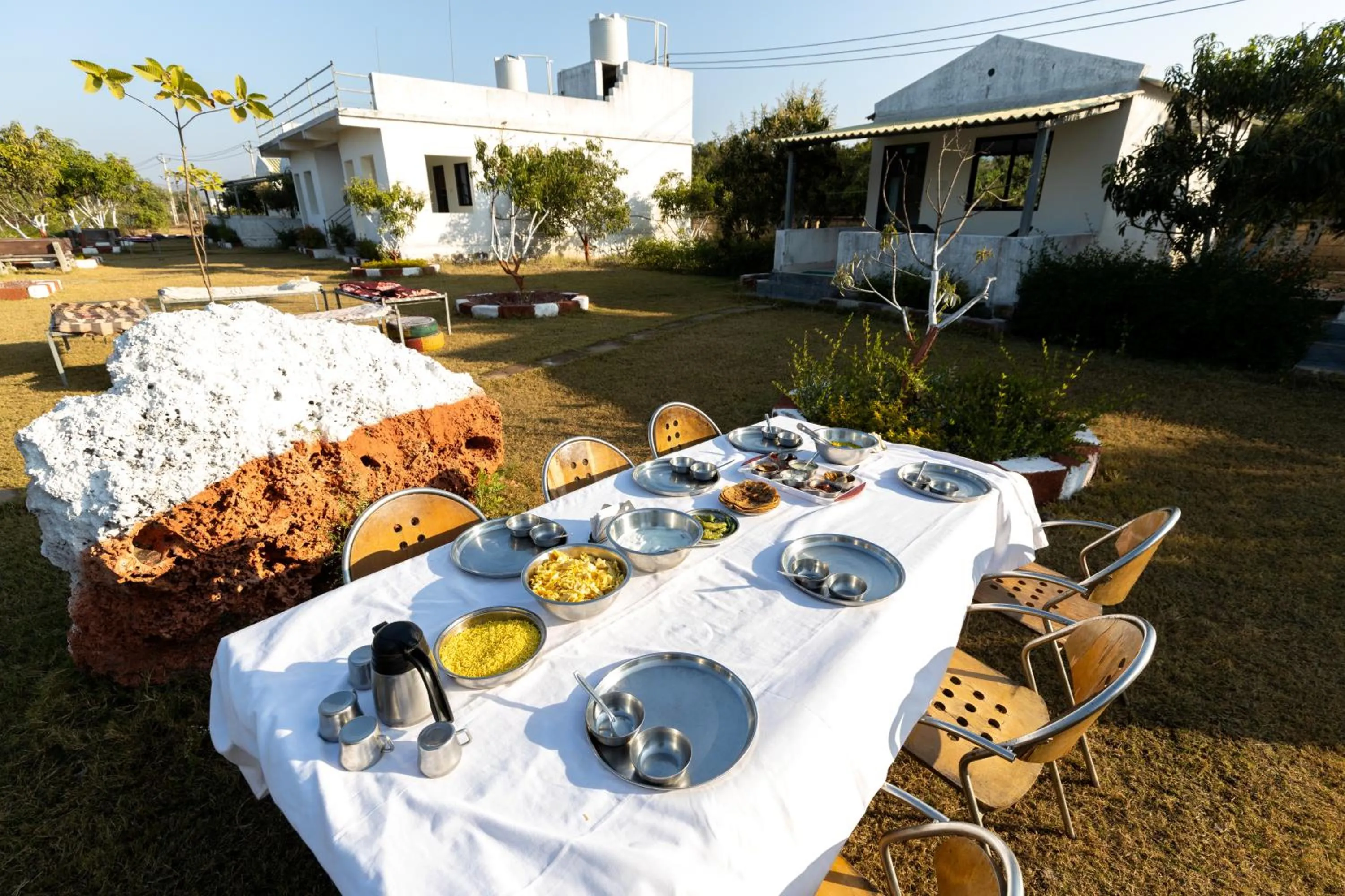 Patio in AamraKunj Gir Resort
