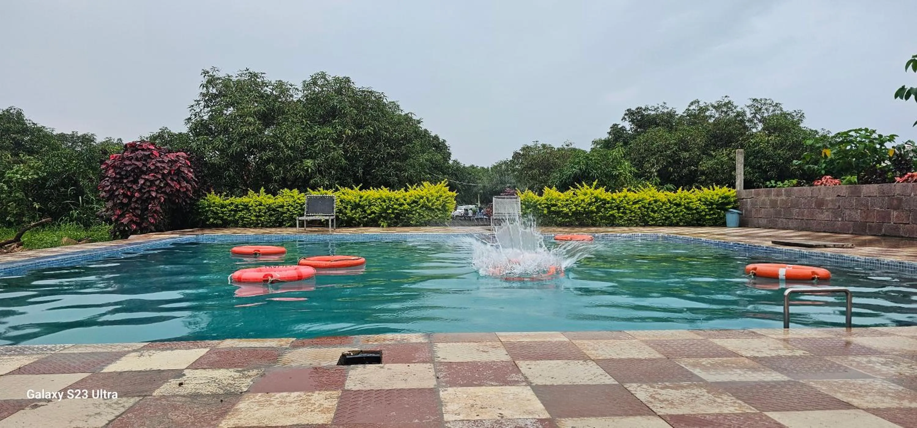 Swimming pool in AamraKunj Gir Resort