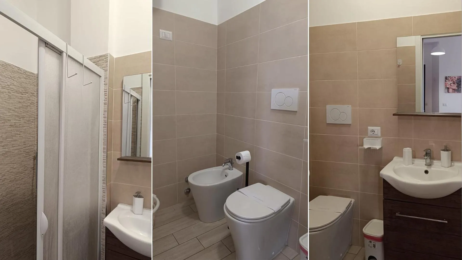 Shower in Le casette di Frà Studios