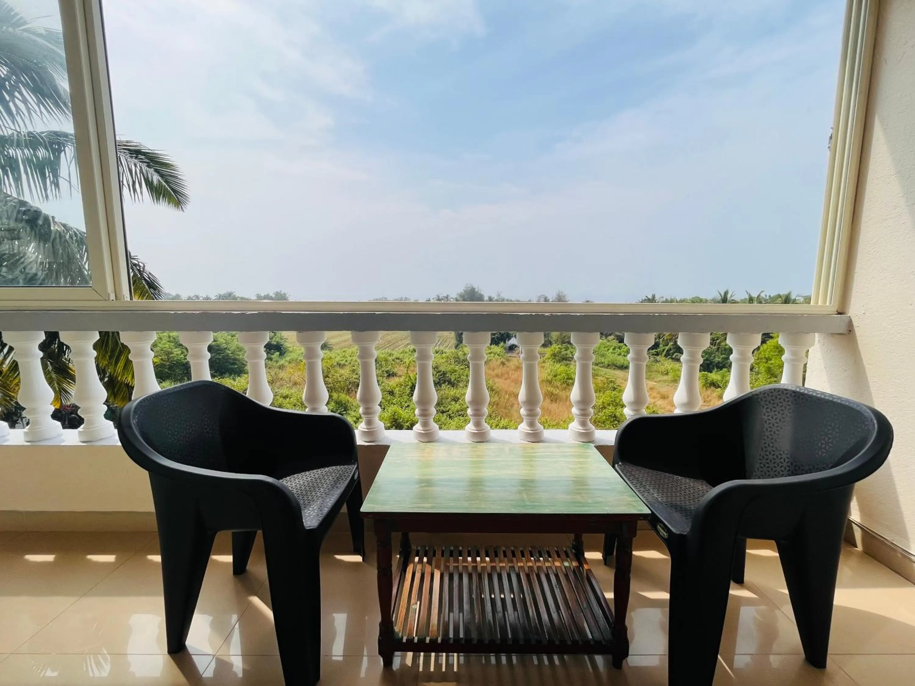 Patio in Nagas Hotel Satyavati Morjim