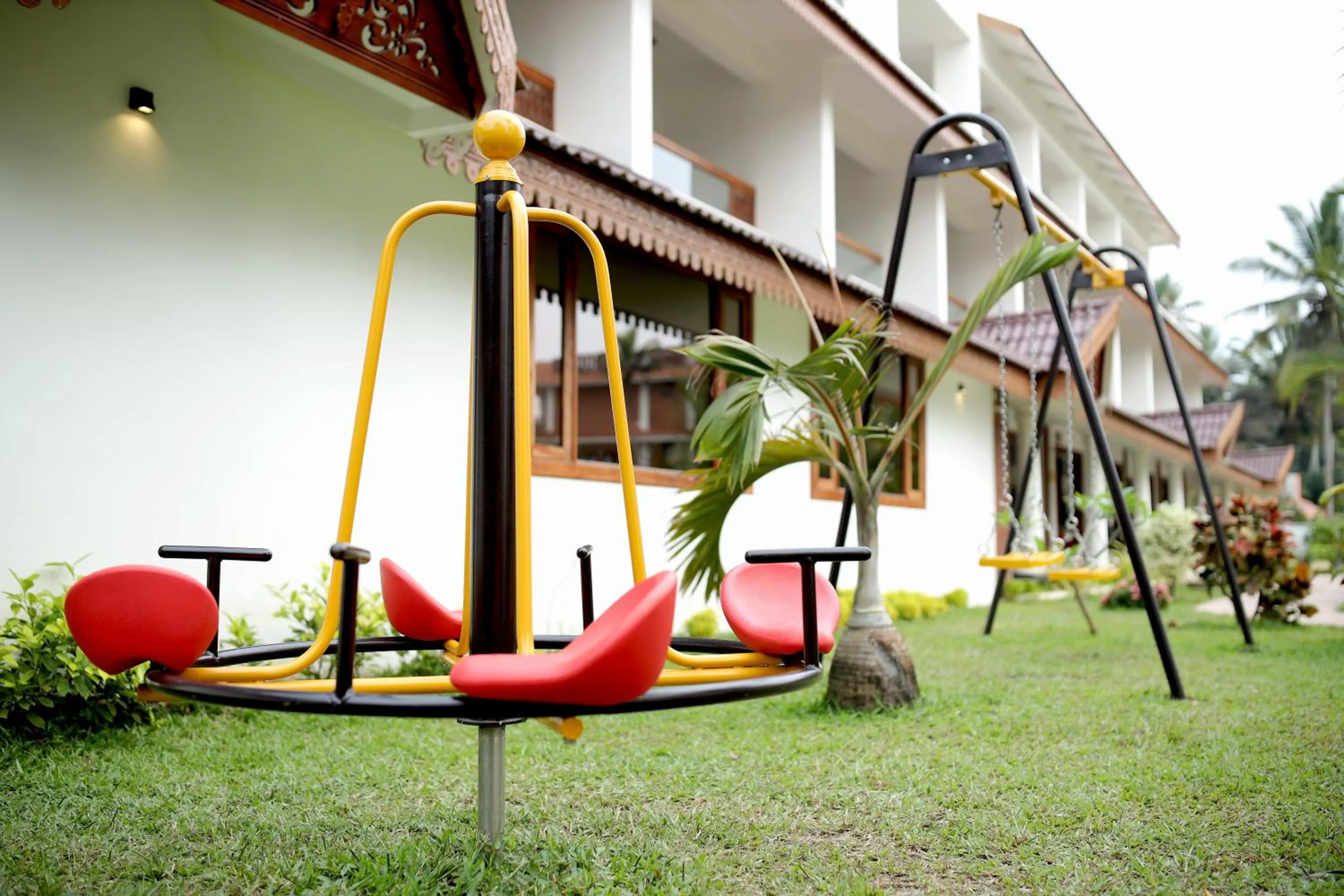Children play ground in Lagoona Beach Resort, Kovalam
