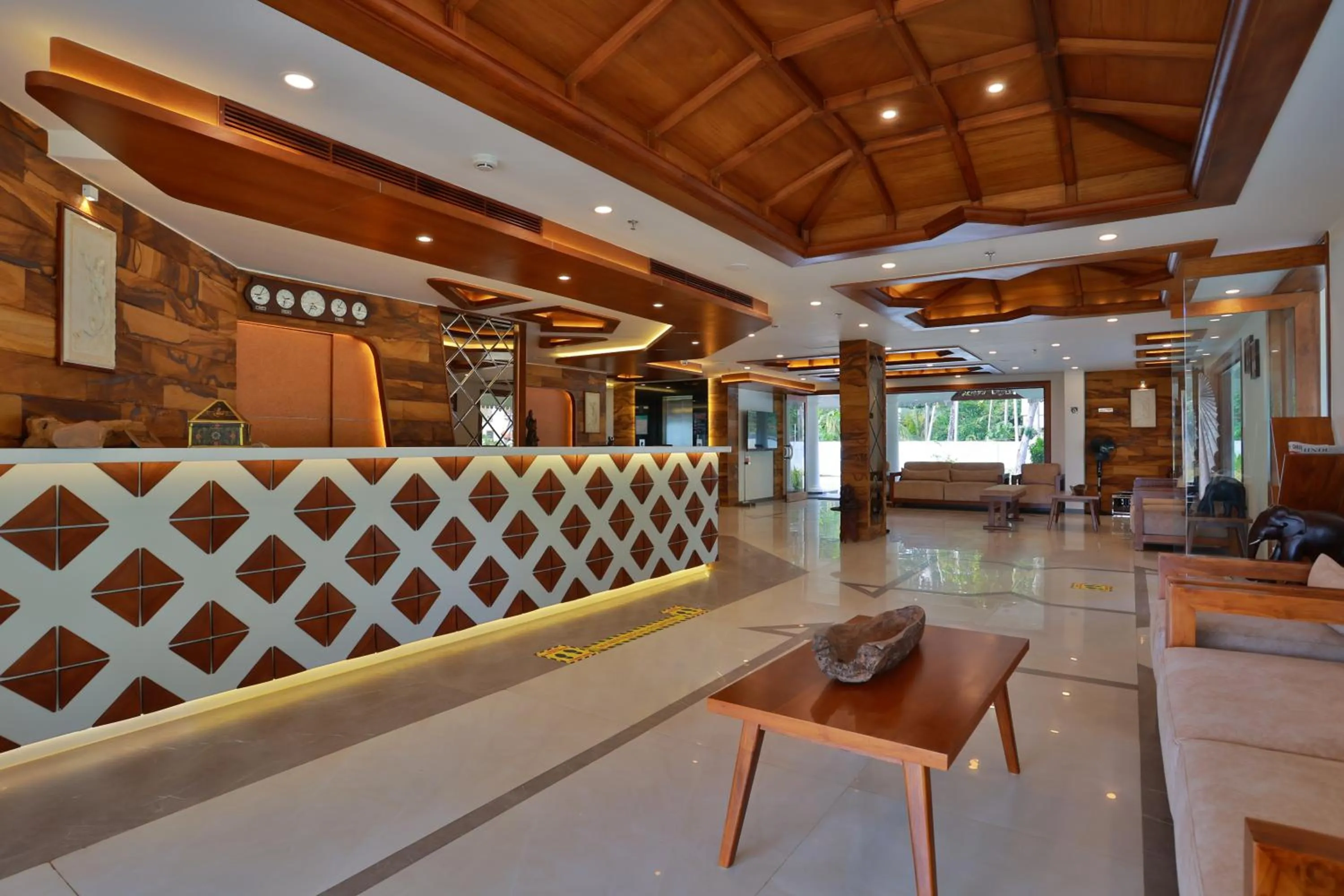Lobby or reception in Lagoona Beach Resort, Kovalam