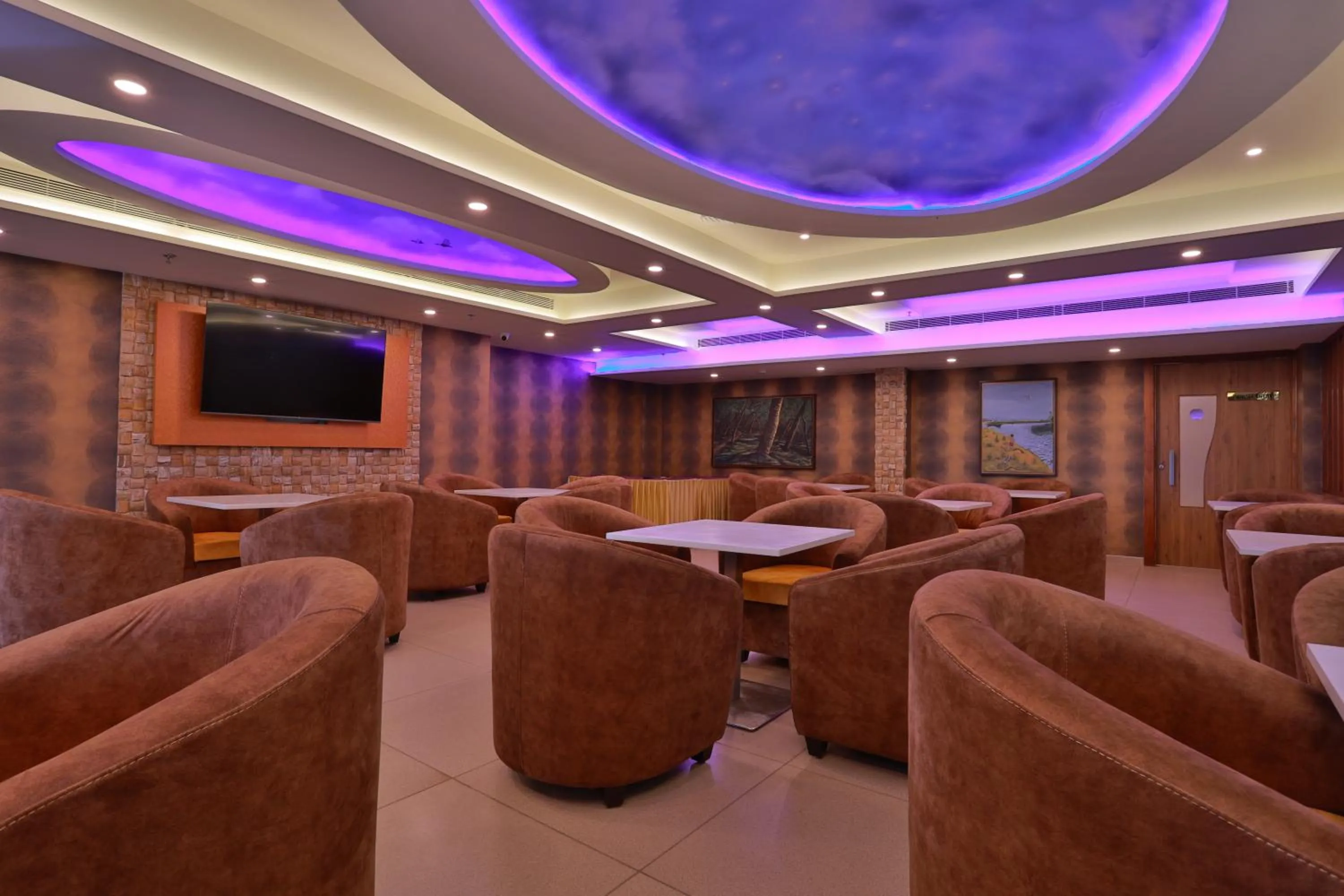 Lounge or bar in Lagoona Beach Resort, Kovalam