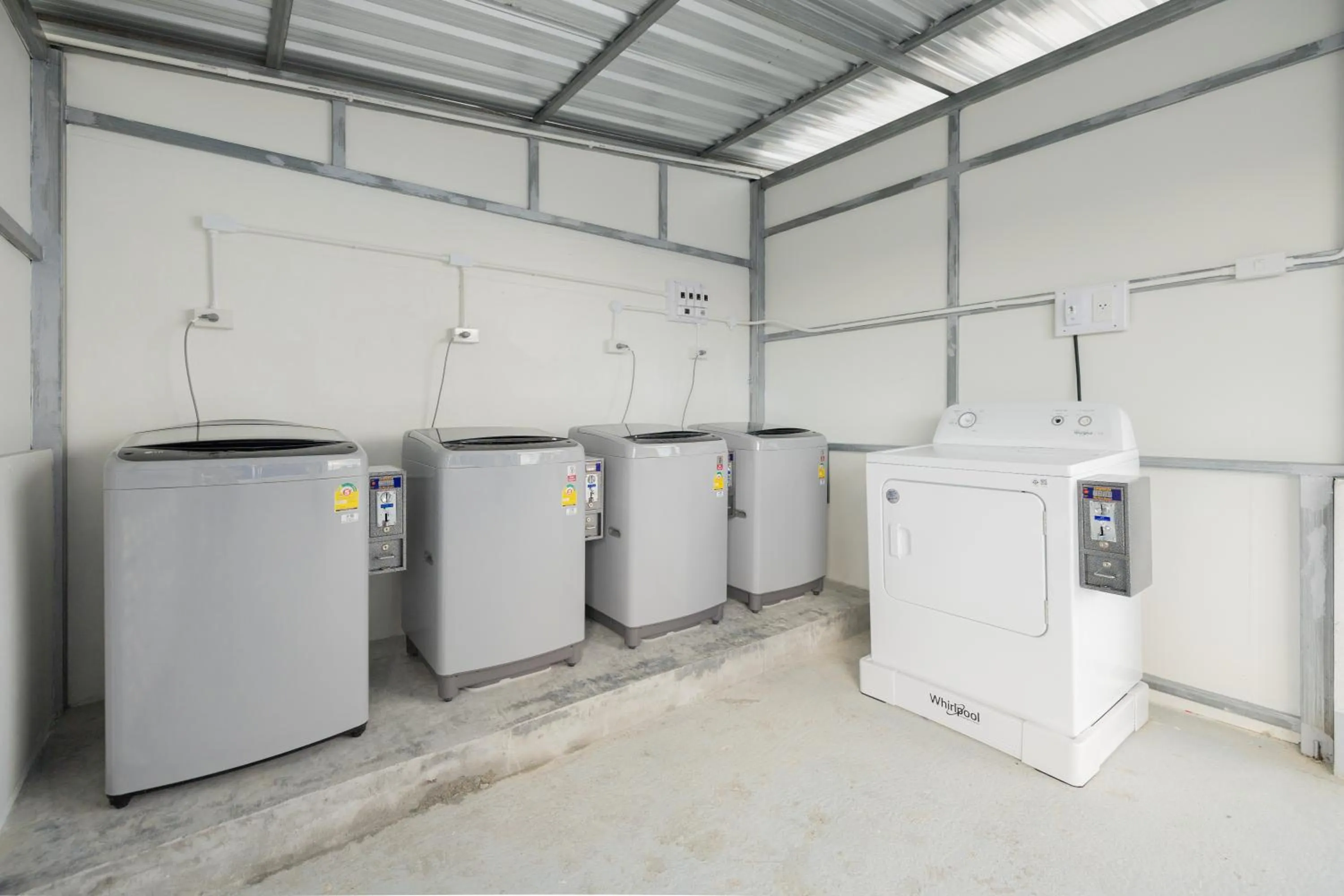 washing machine in Marco Polo Phuket Poshtel & Bistro