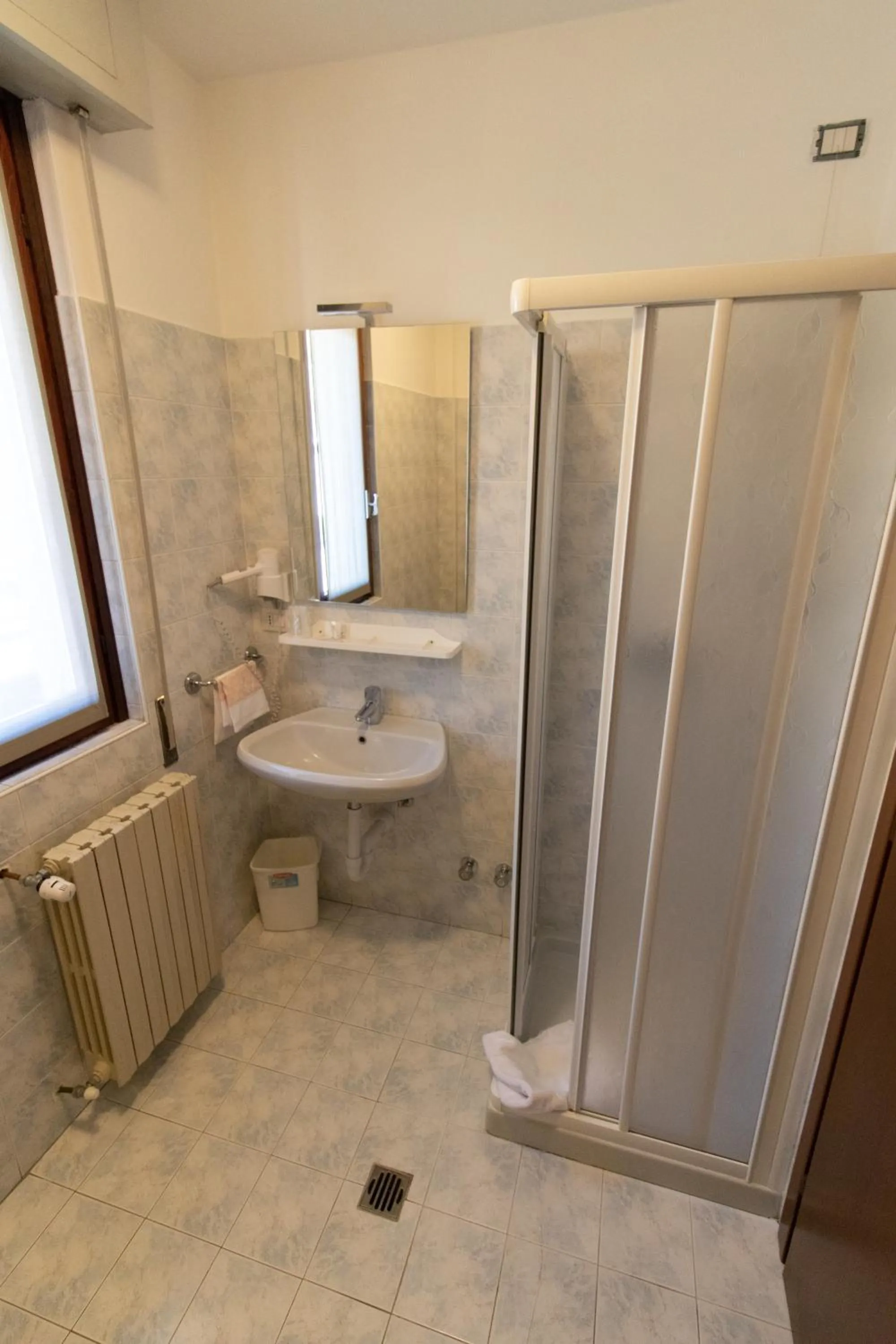 Shower in Hotel del Boschetto