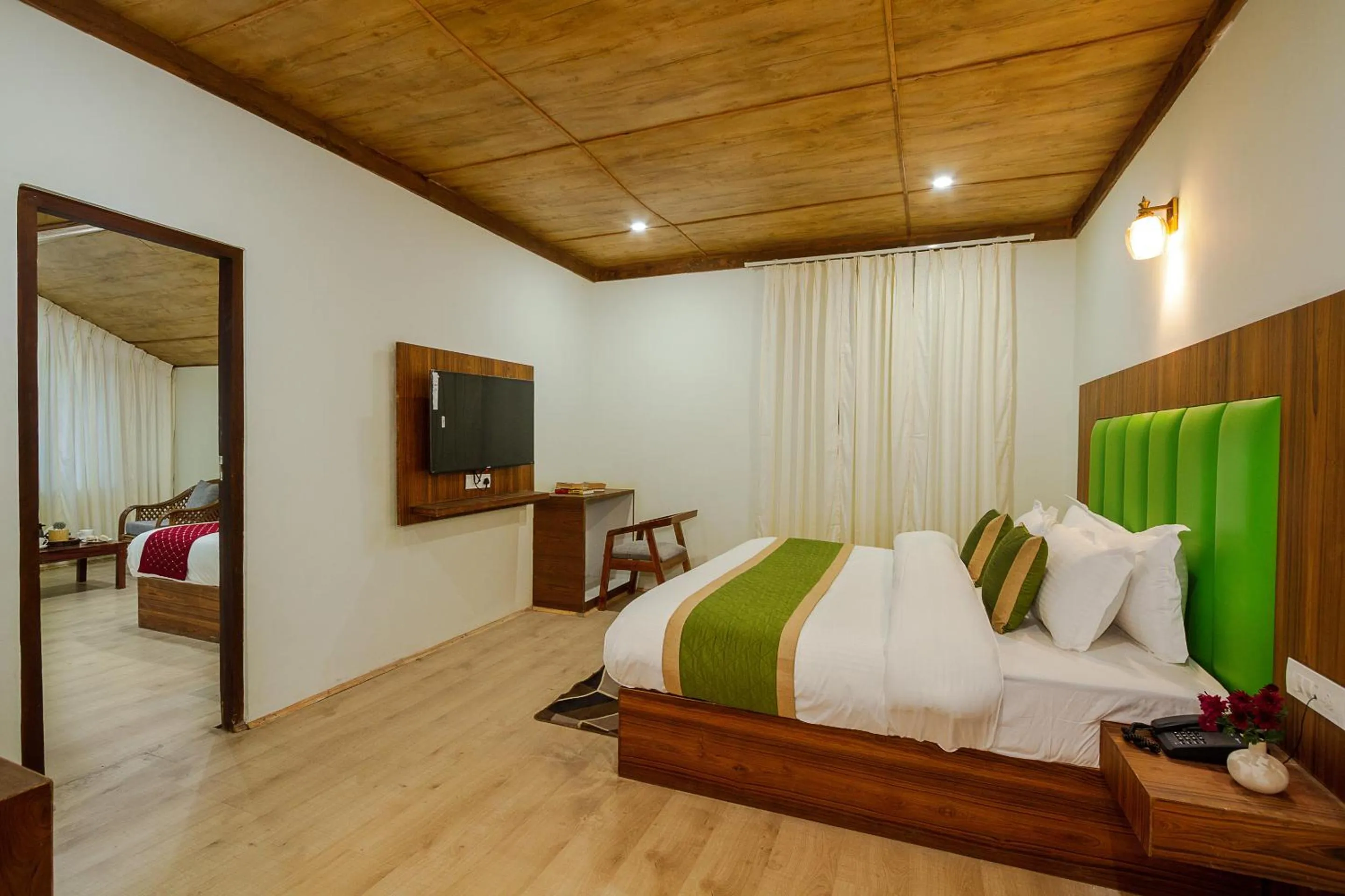 Bed in Tripli Hotels Drilbu Manali