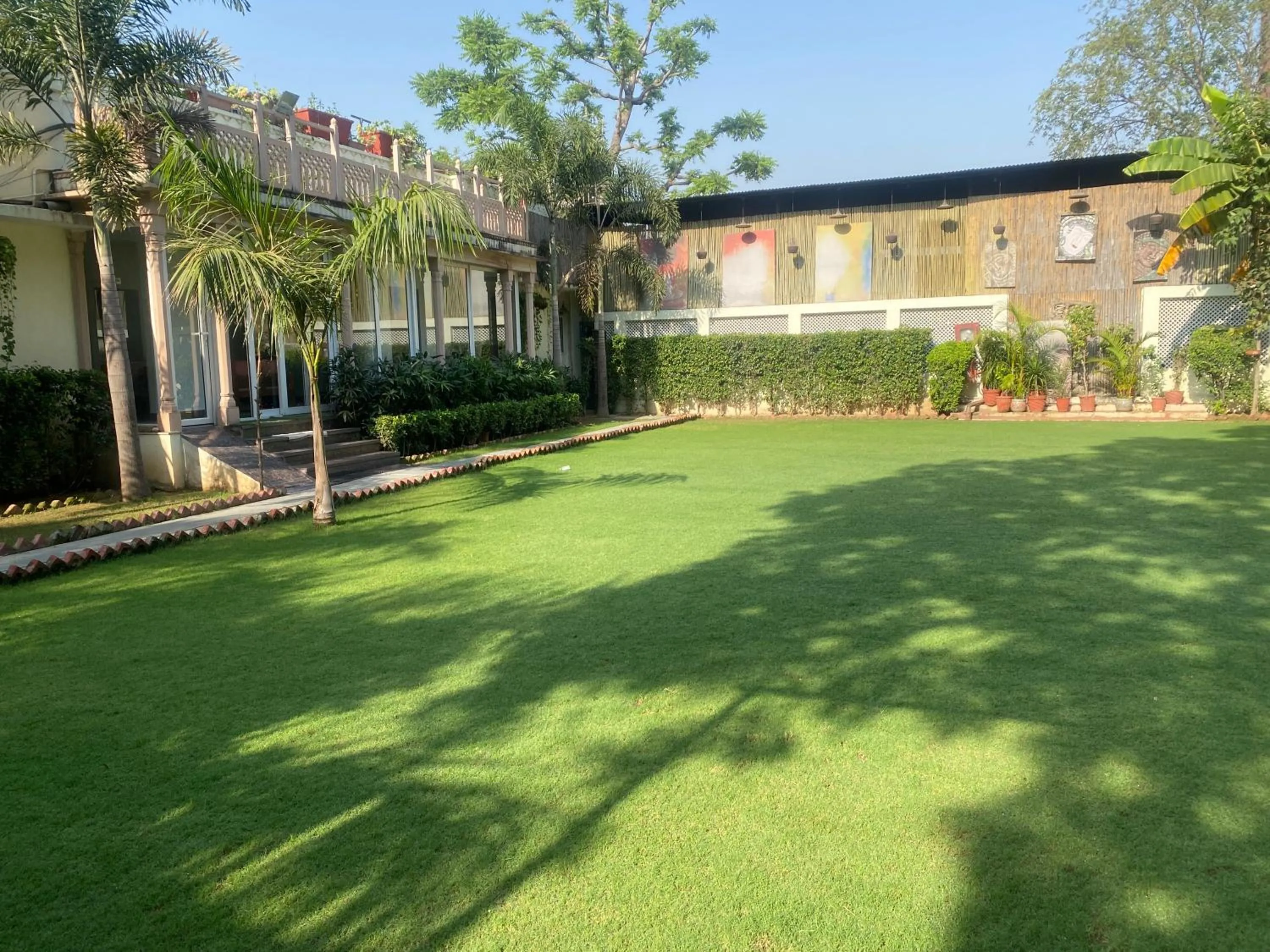Garden view in Hotel Cedar