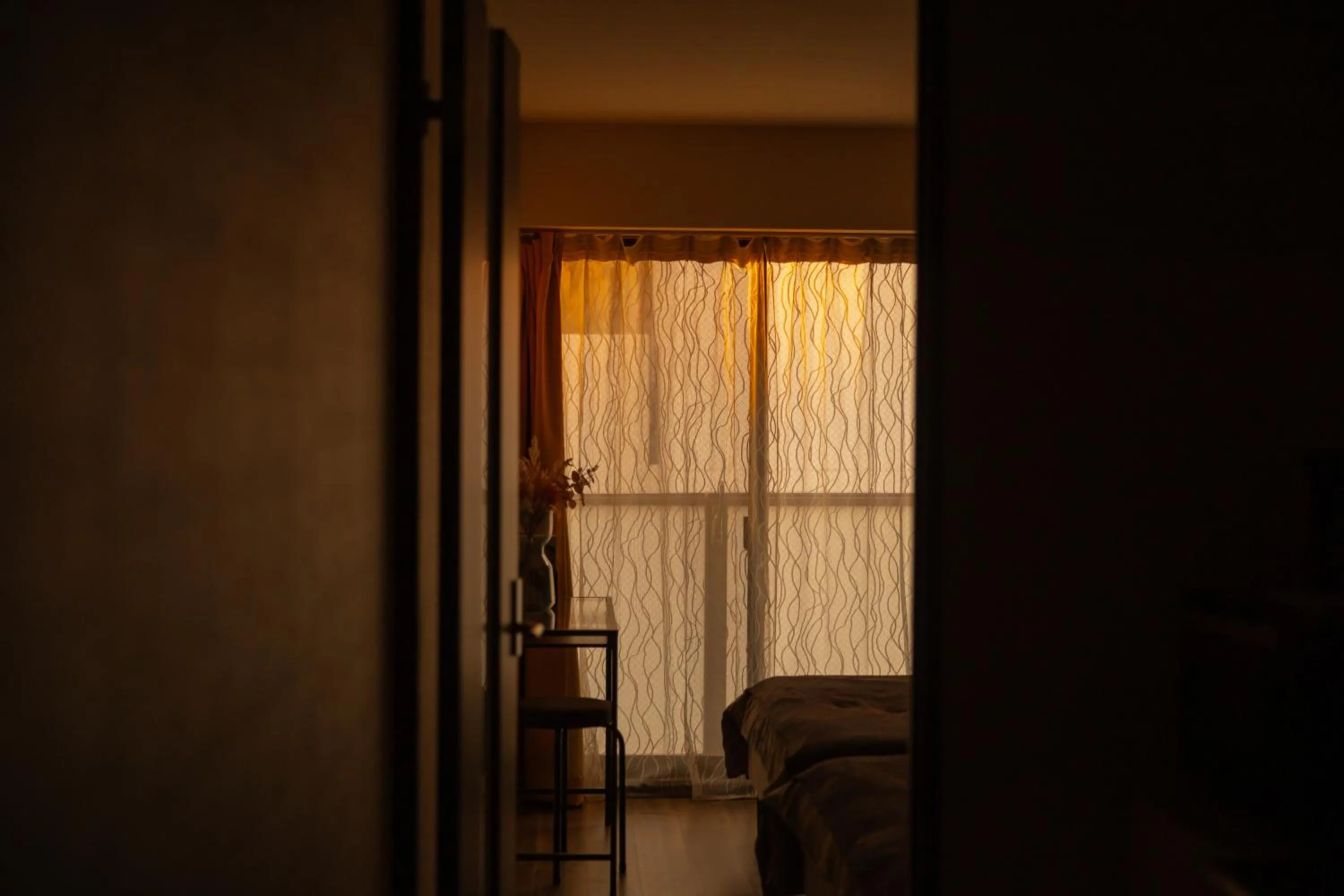 Bedroom in The Premium Namba Minami ザ・プレミアム難波南 - Self Check-In Only