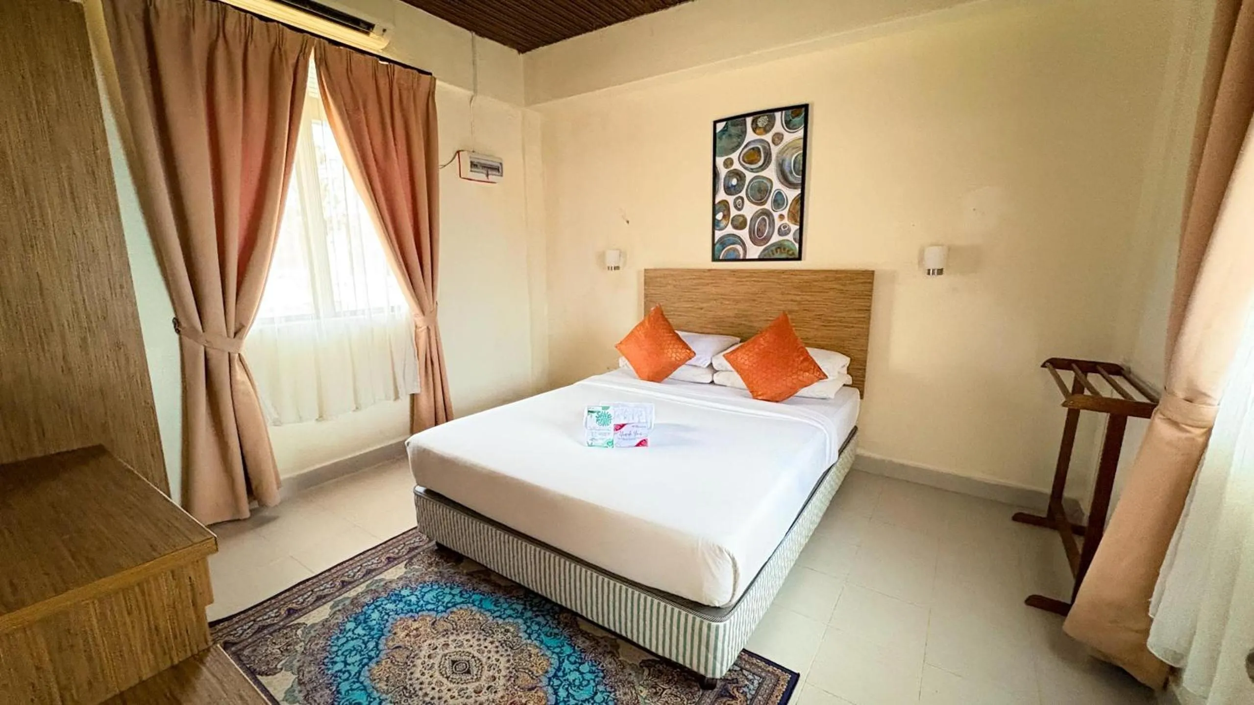 Bed in Lovita Tanjung Bidara Beach Resort