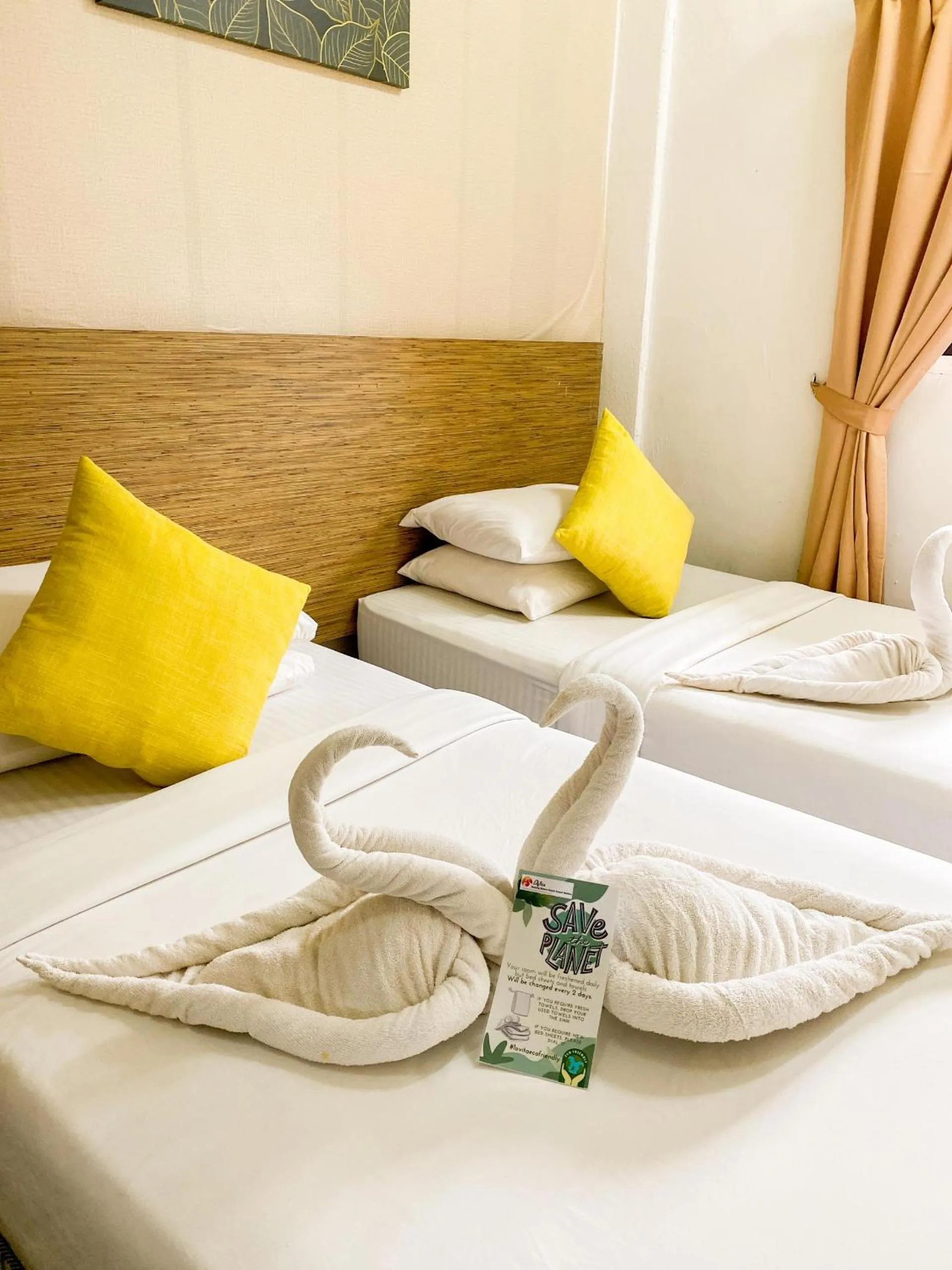 Bed in Lovita Tanjung Bidara Beach Resort