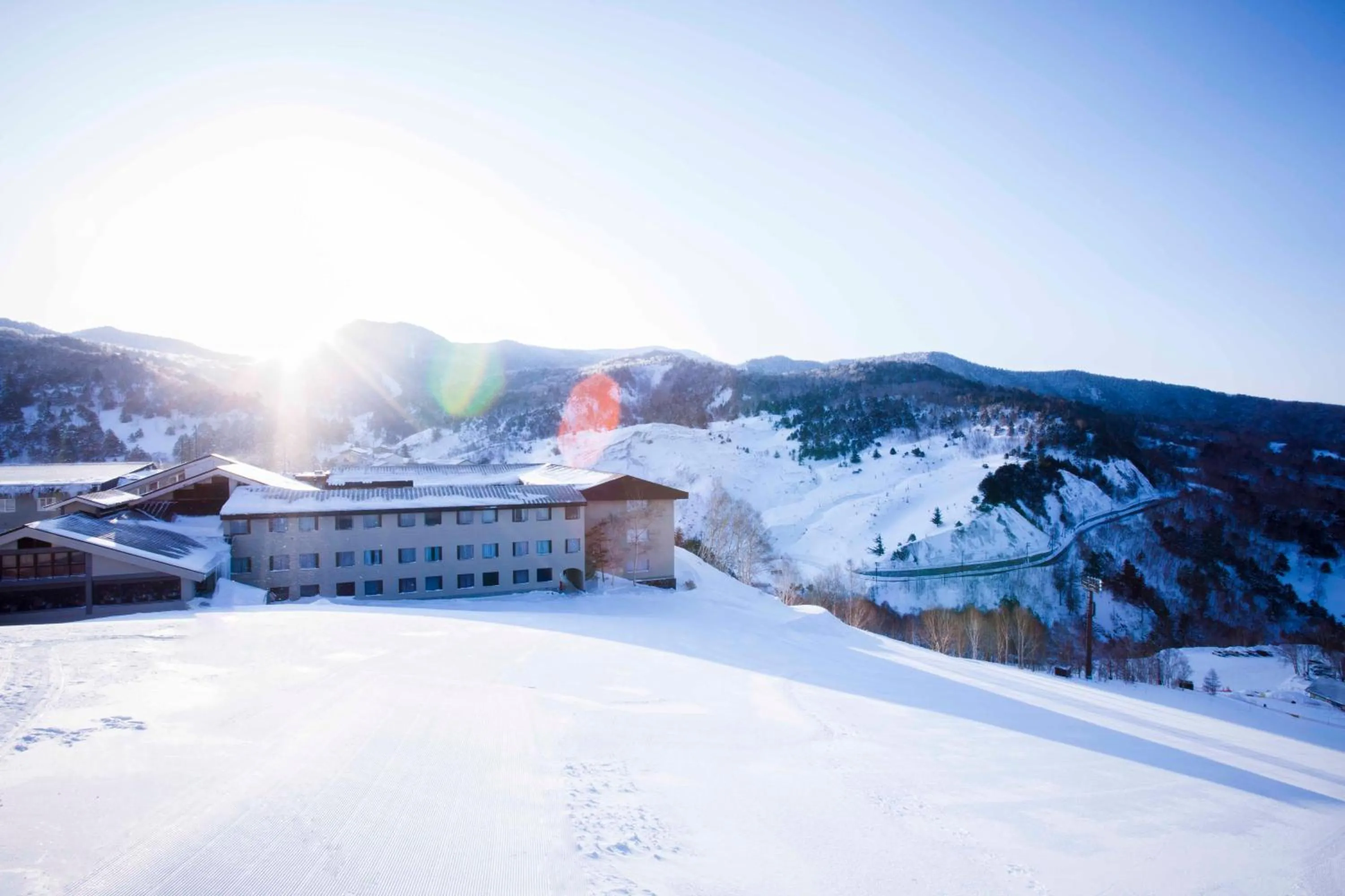 Property building in Manza Prince Hotel