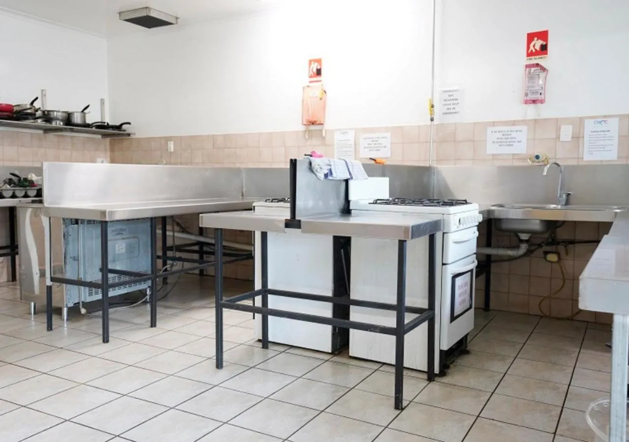 Communal kitchen in Kimberley Croc Motel