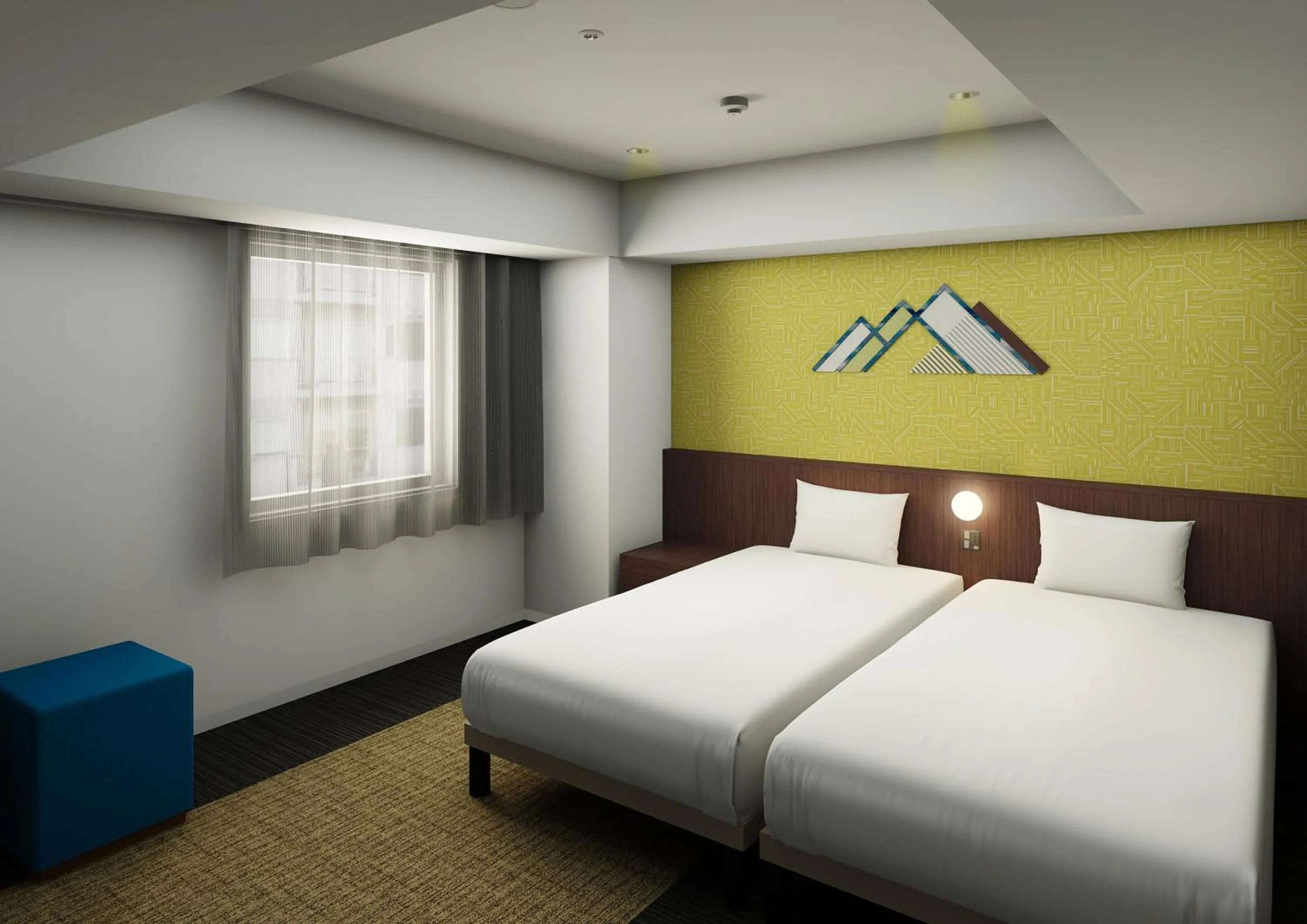 Bedroom, Bed in ibis Styles Kyoto Shijo