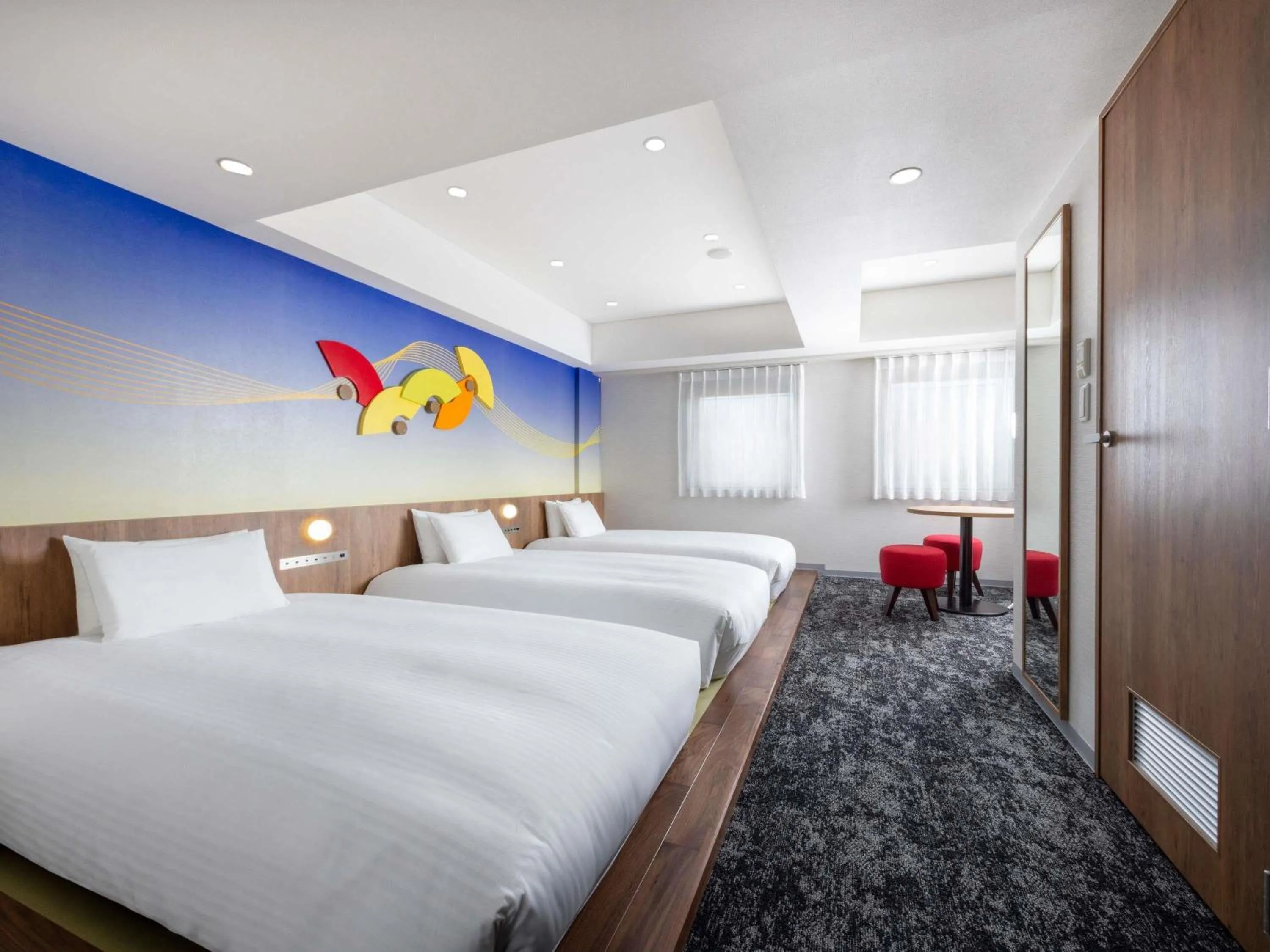 Bedroom, Bed in ibis Styles Kyoto Shijo