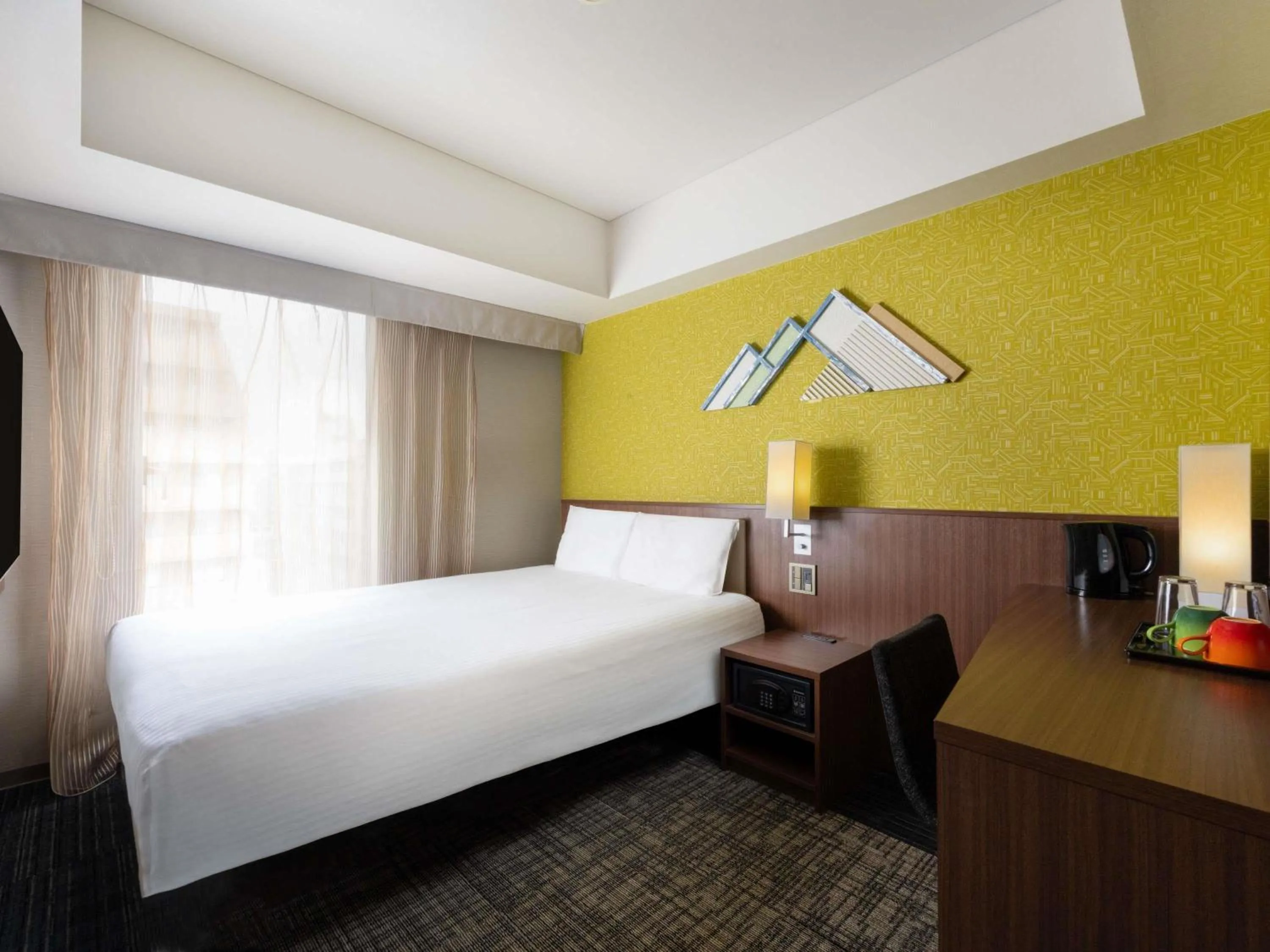 Bedroom, Bed in ibis Styles Kyoto Shijo