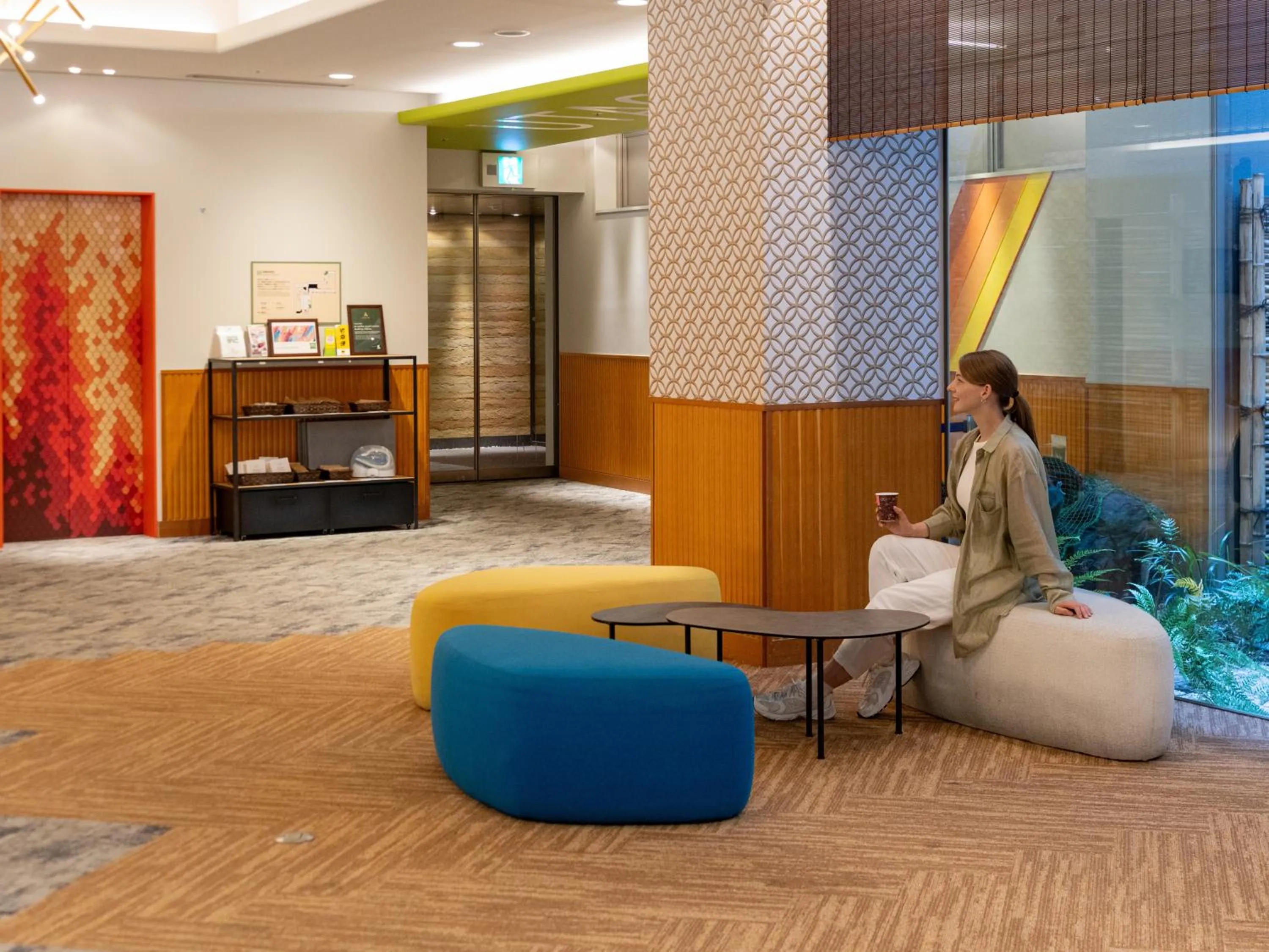 Lobby or reception in ibis Styles Kyoto Shijo