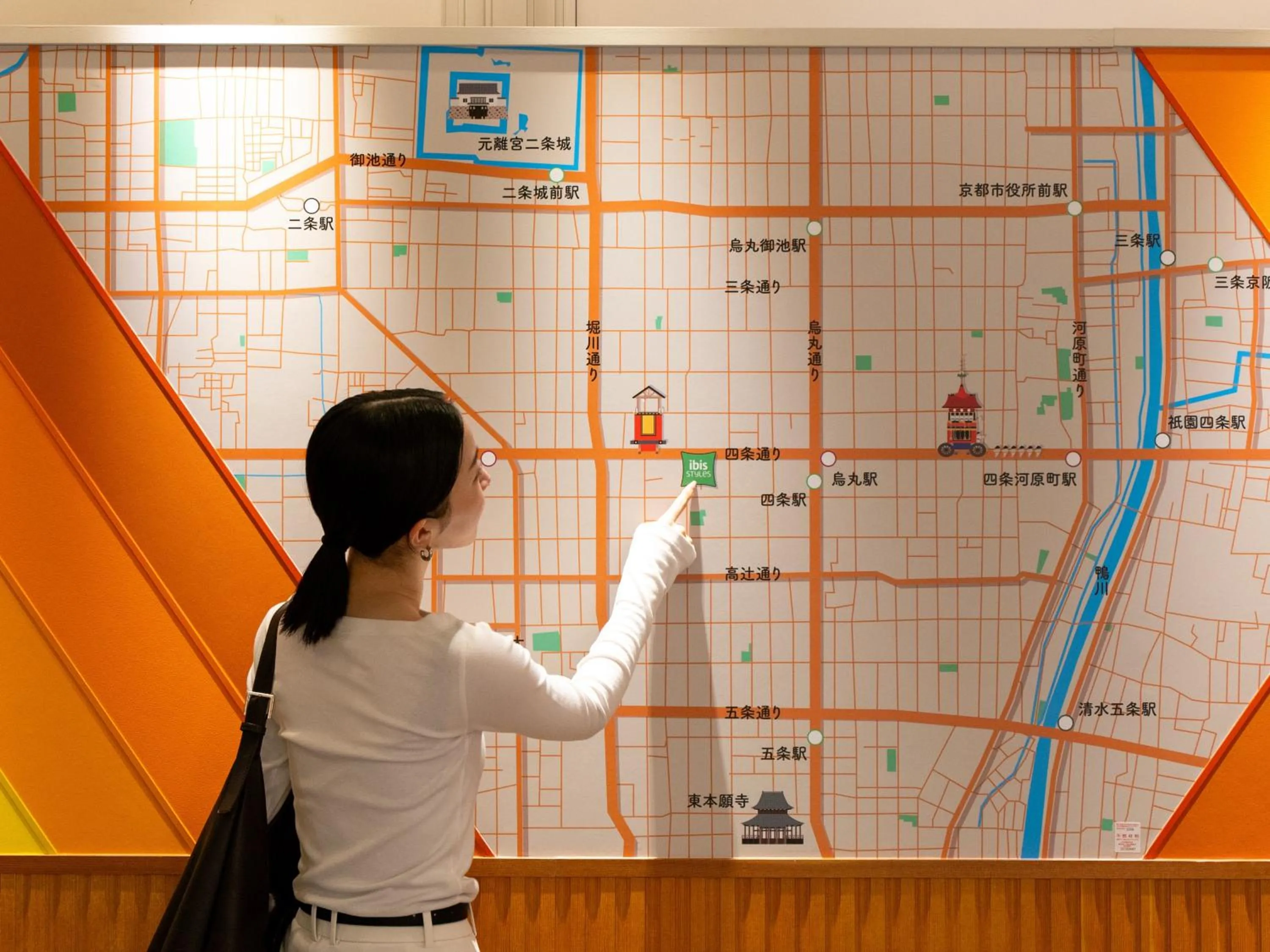 Lobby or reception in ibis Styles Kyoto Shijo