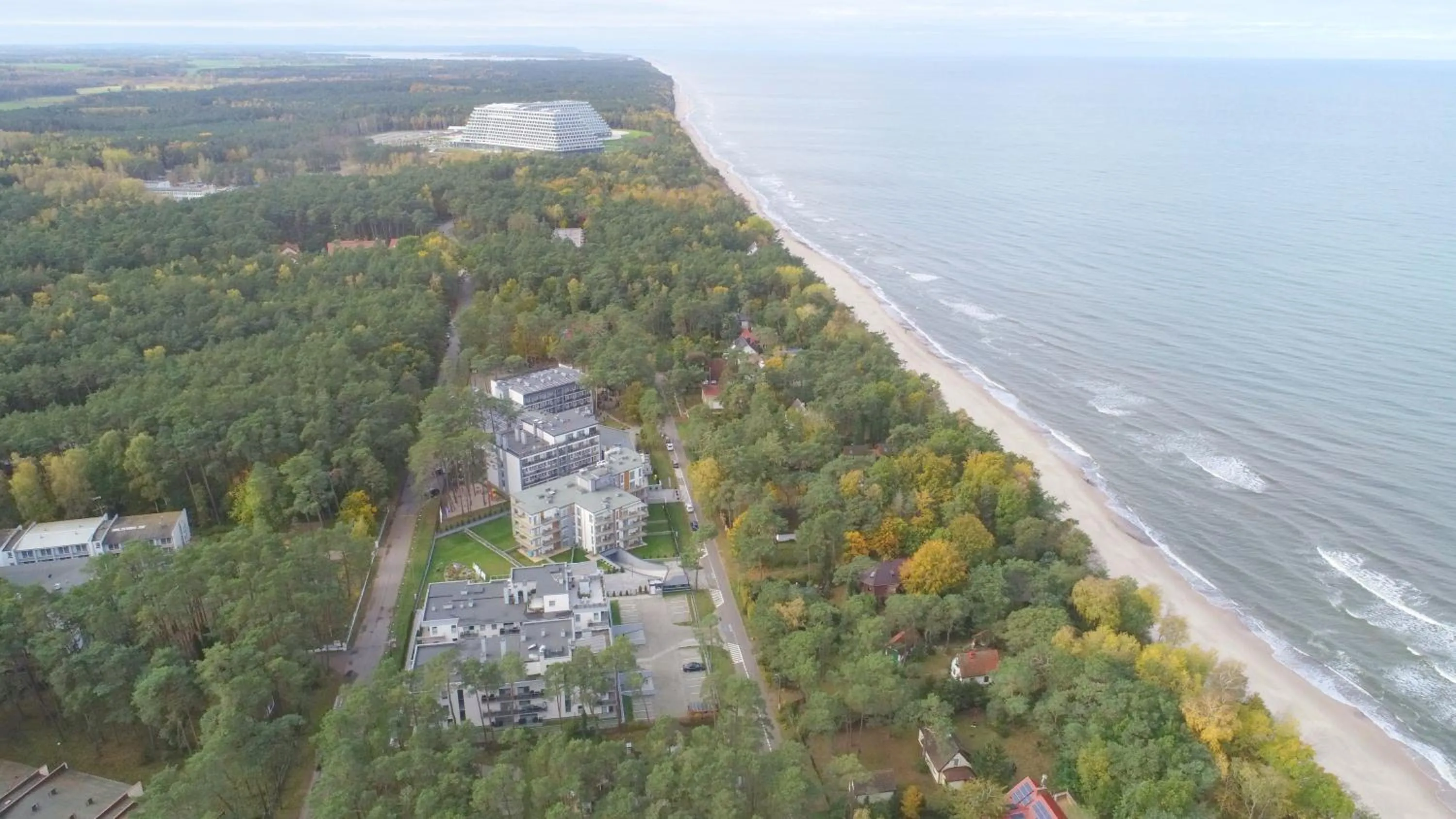 Bird's eye view in Maxim Apartment Pobierowo