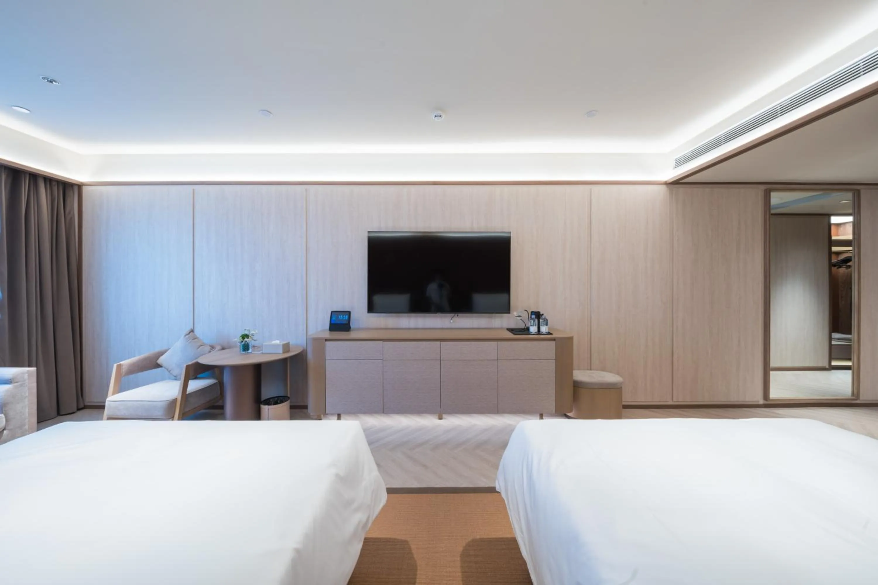 TV and multimedia, Bed in Crystal Orange Hotel - Shenzhen Nanshan Xinhaofang Branch