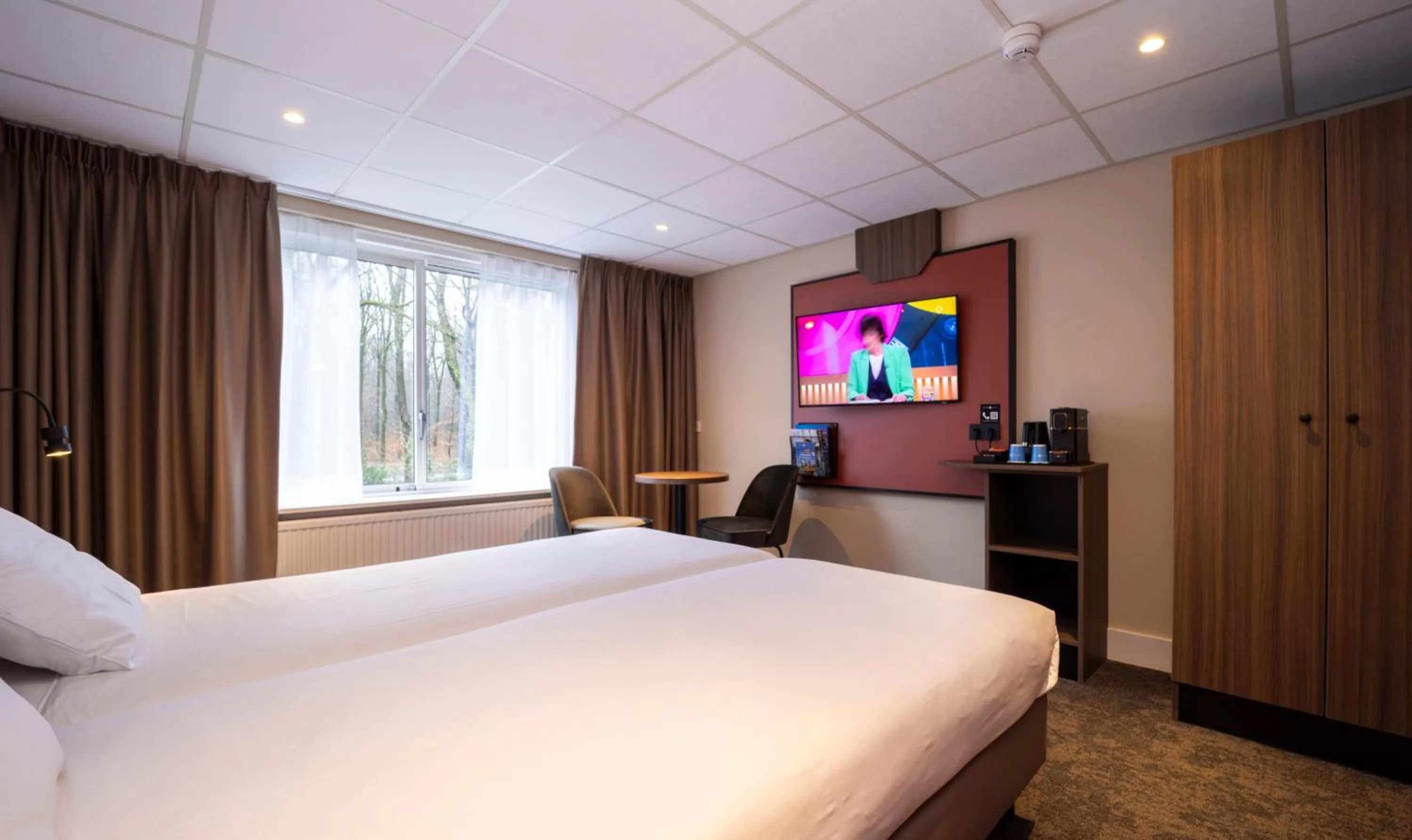 TV and multimedia, Bed in Fletcher Hotel Restaurant Doorwerth - Arnhem