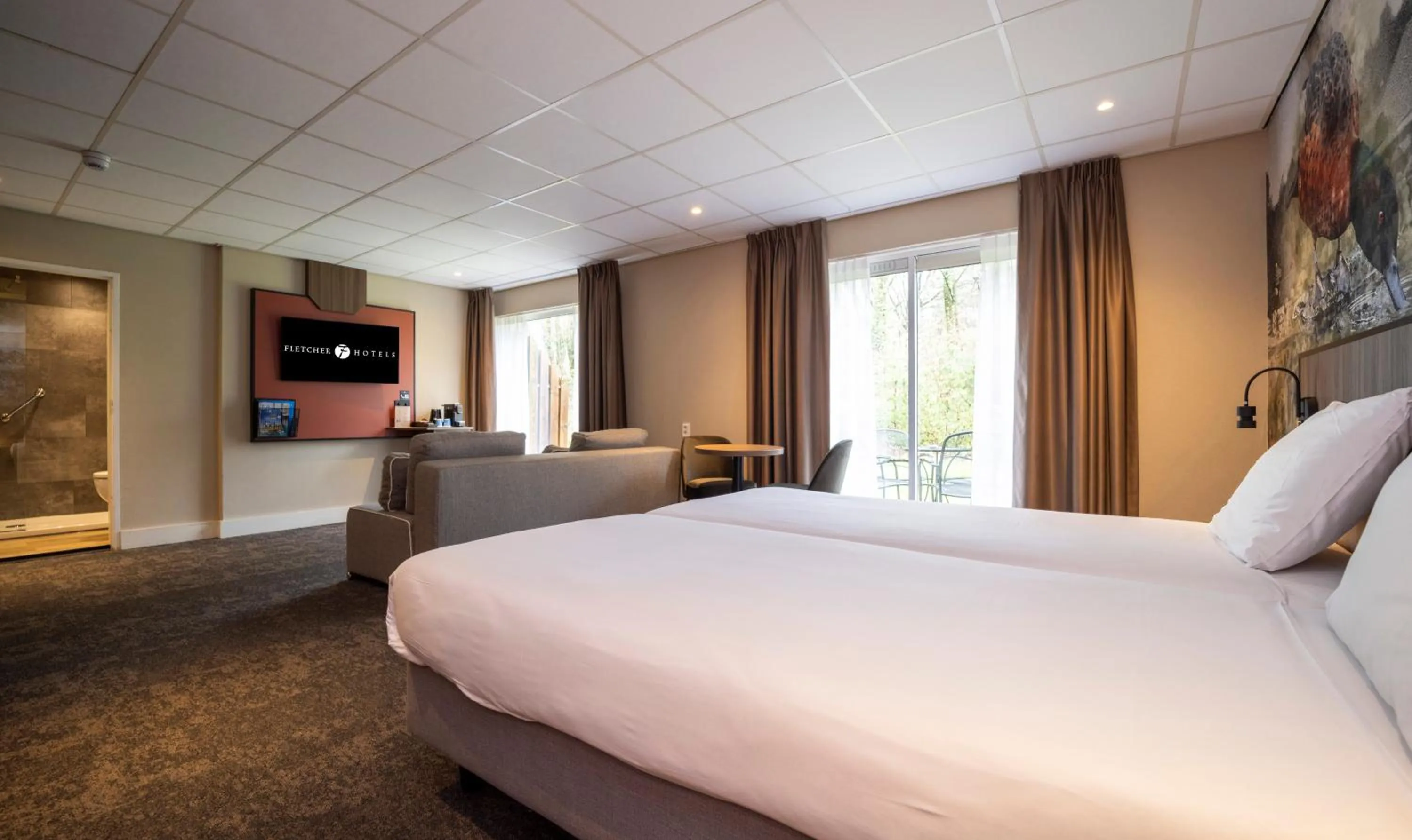 Photo of the whole room, Bed in Fletcher Hotel Restaurant Doorwerth - Arnhem