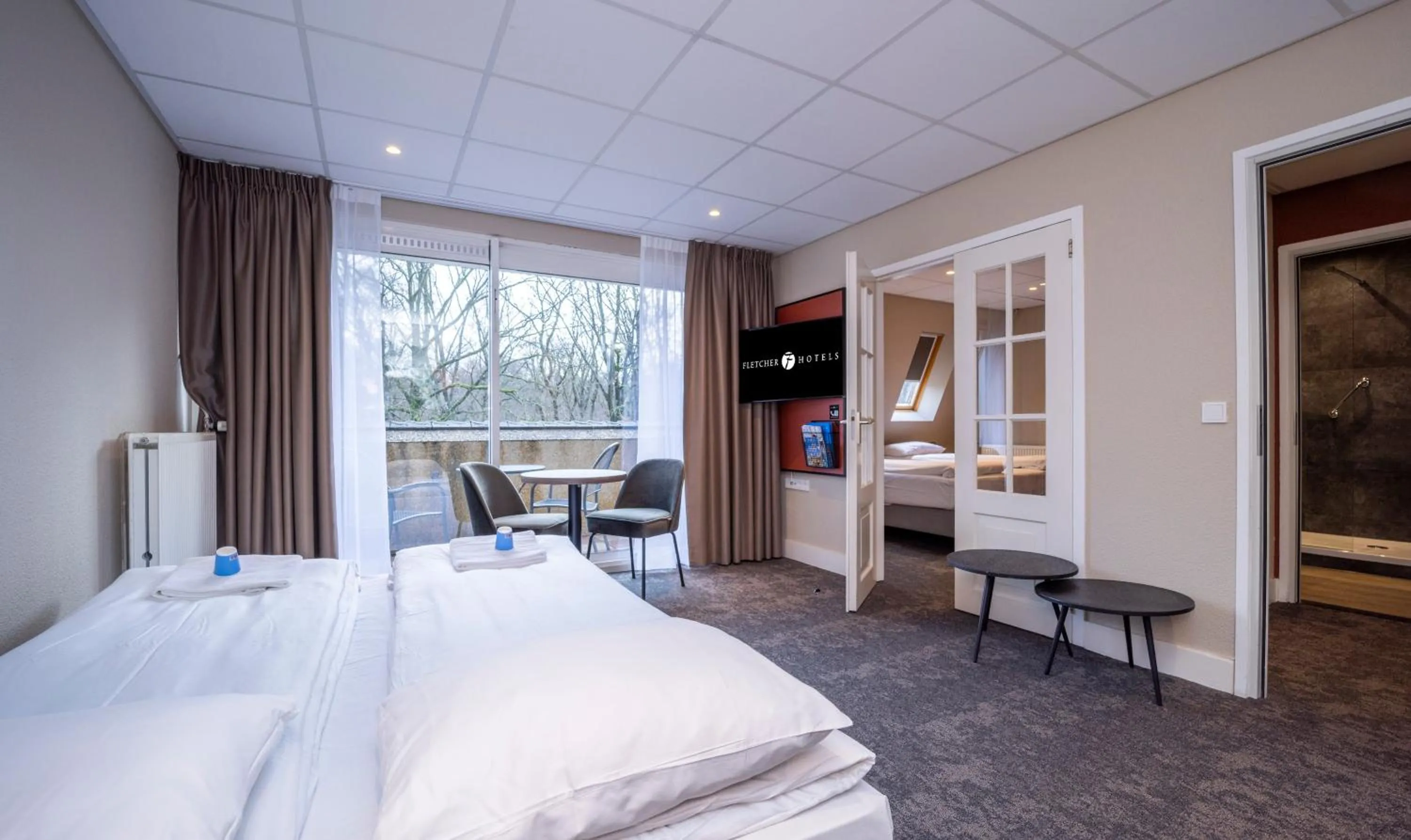 Photo of the whole room, Bed in Fletcher Hotel Restaurant Doorwerth - Arnhem