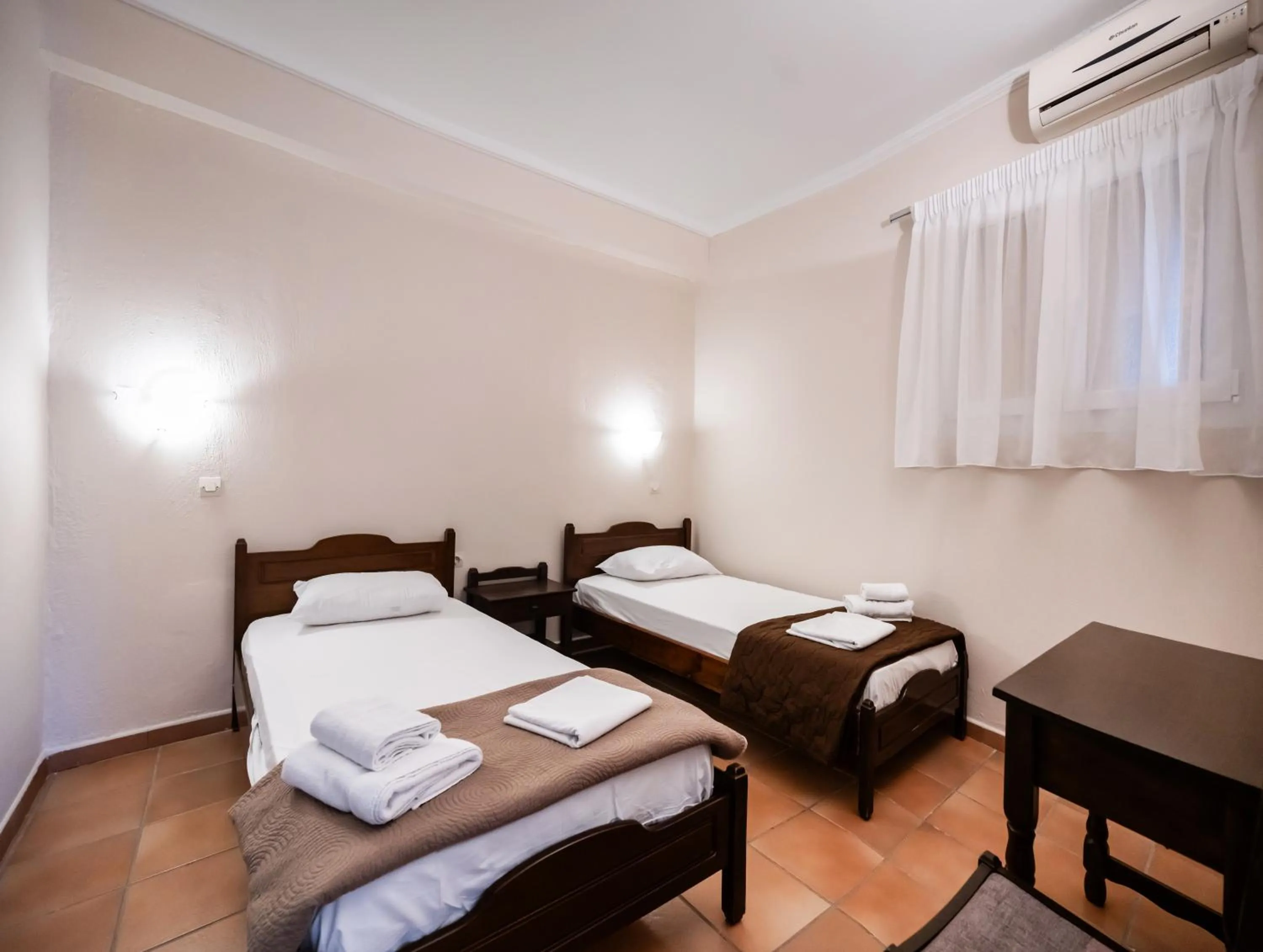 Bed in Ionio Hotel