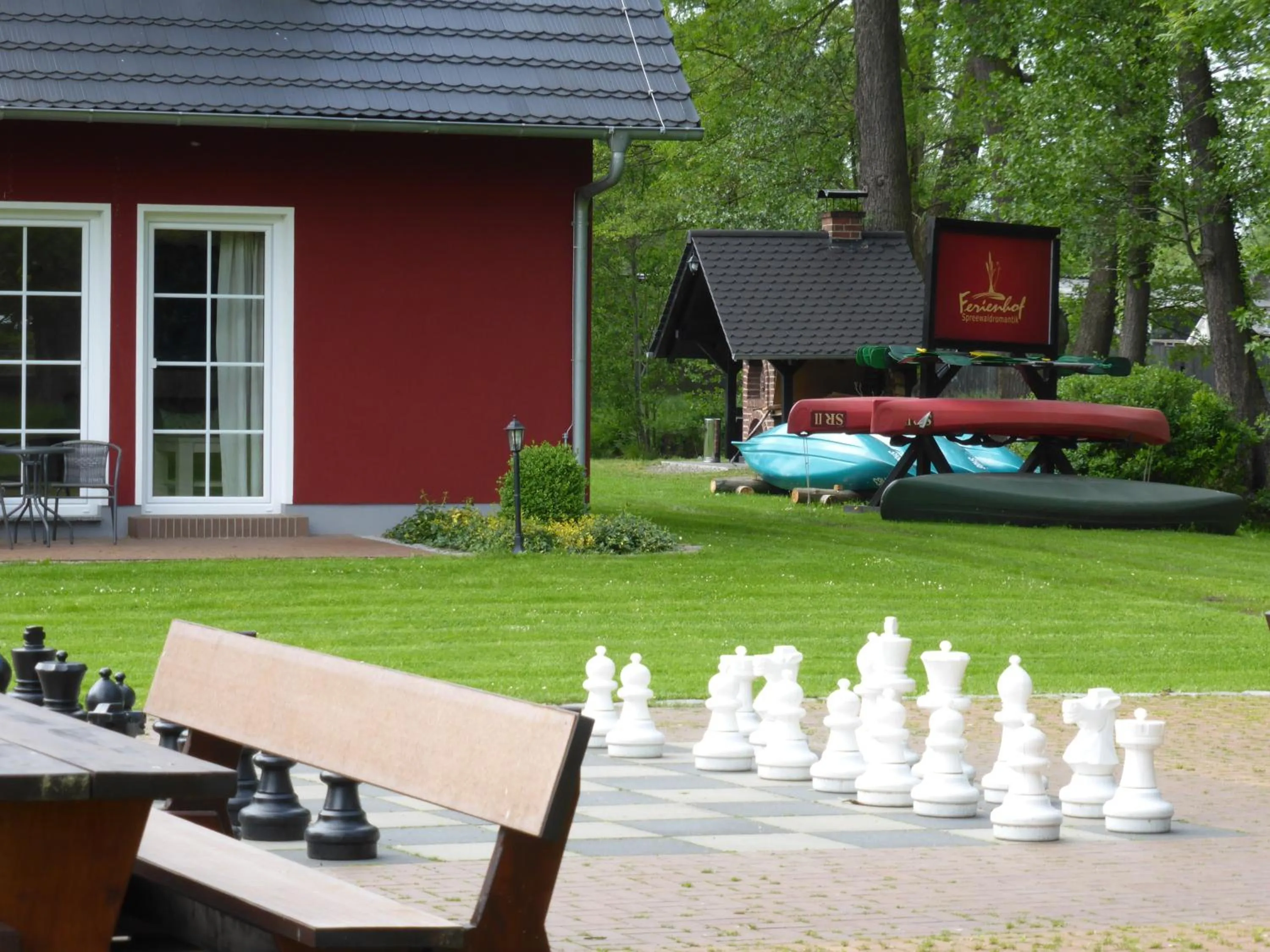 Garden view in Ferienhof Spreewaldromantik