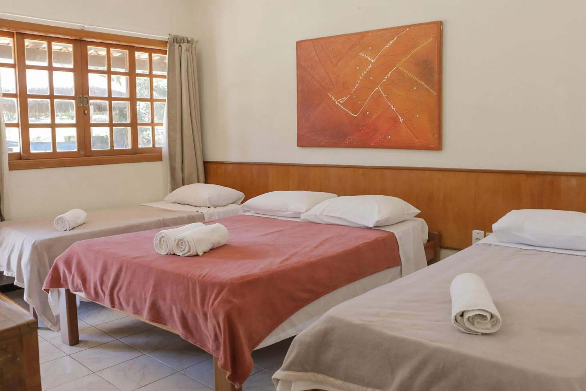 Bed in POUSADA ELOHIM DE BUZIOS