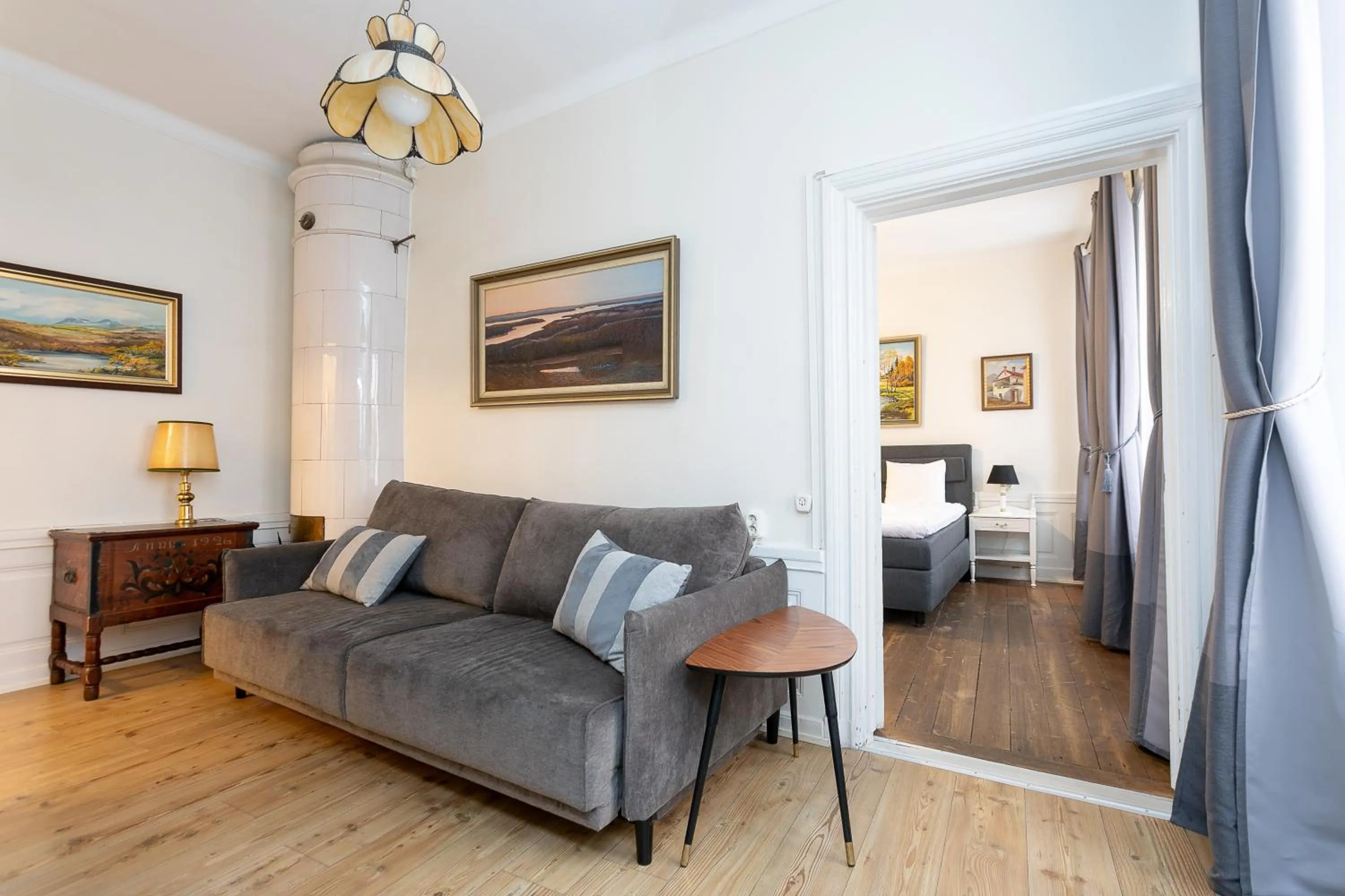 Living room in ApartDirect Gamla Stan II