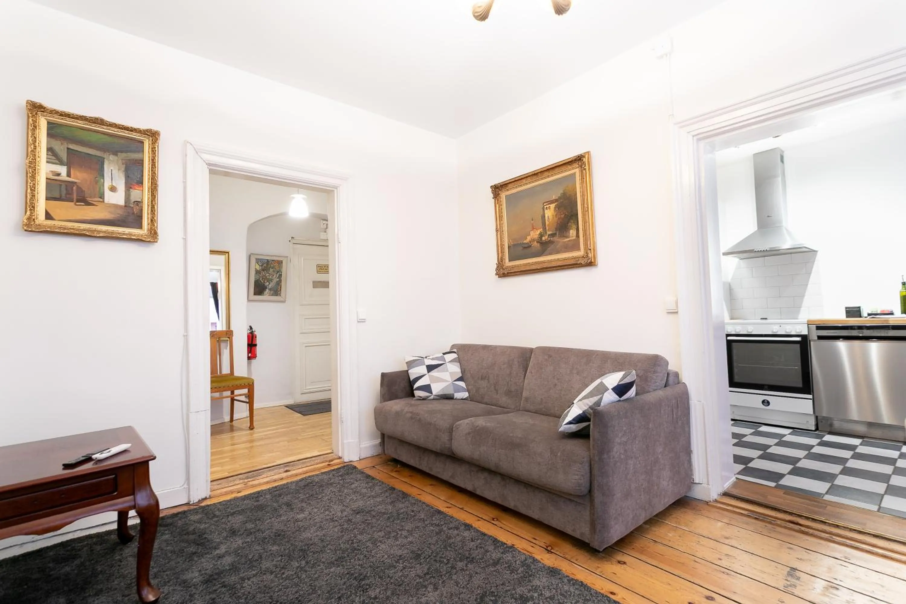 Seating area in ApartDirect Gamla Stan II