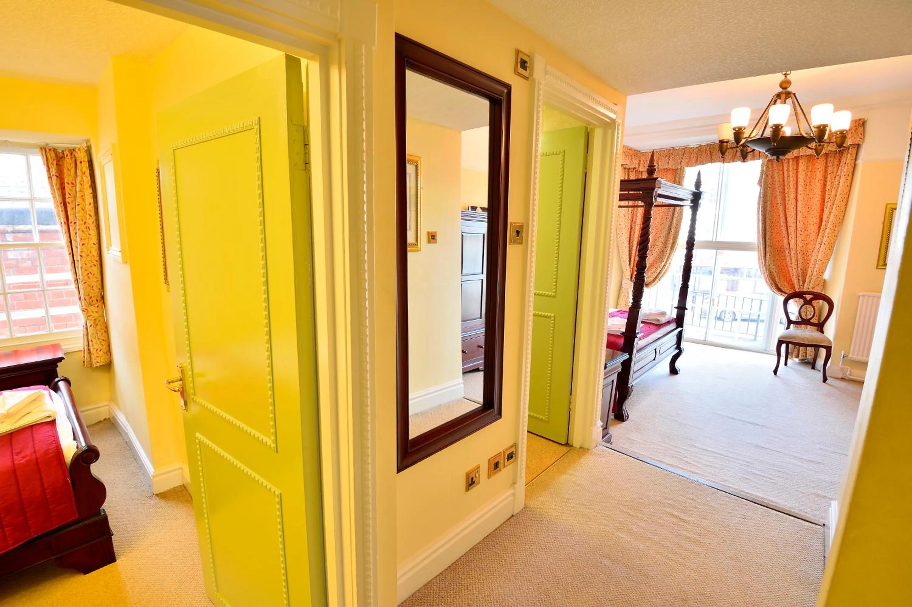 Decorative detail, Bed in The Angel Hotel