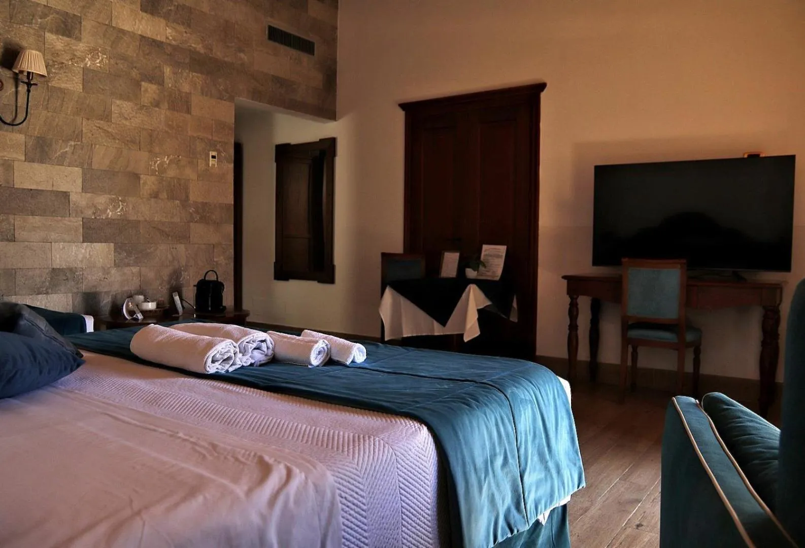 Bed in Villa Lampedusa