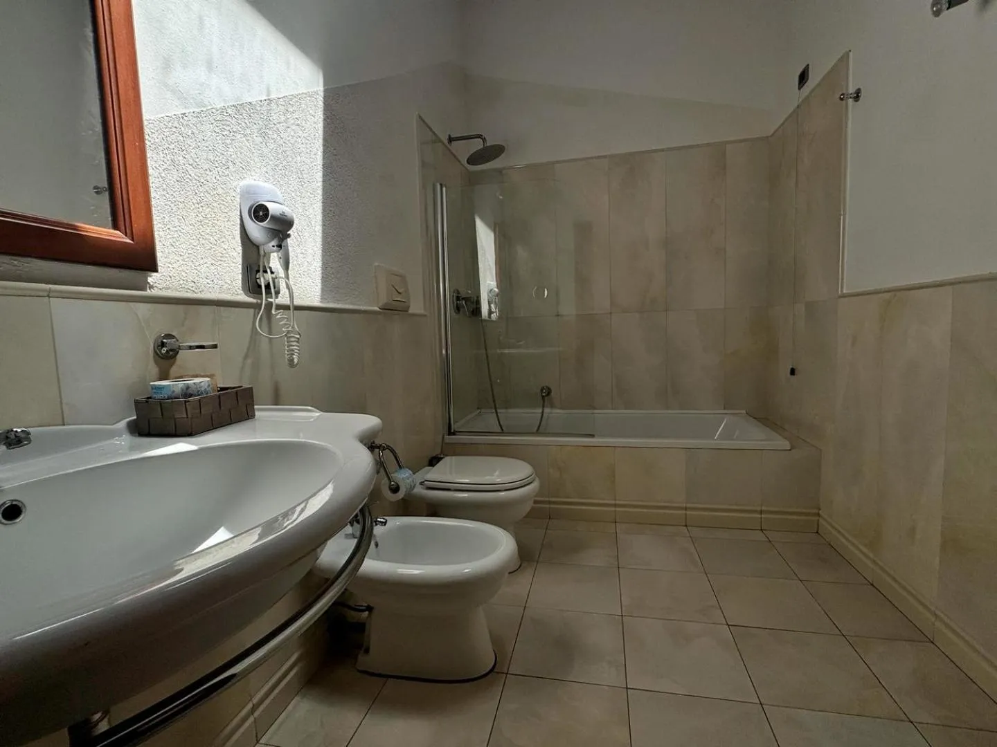 Shower in Villa Lampedusa