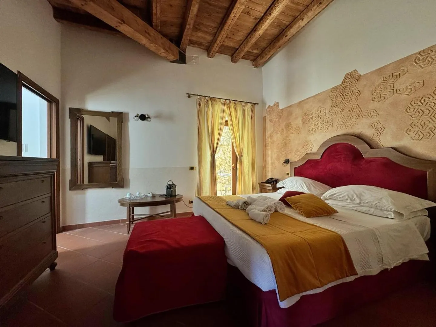 Bed in Villa Lampedusa