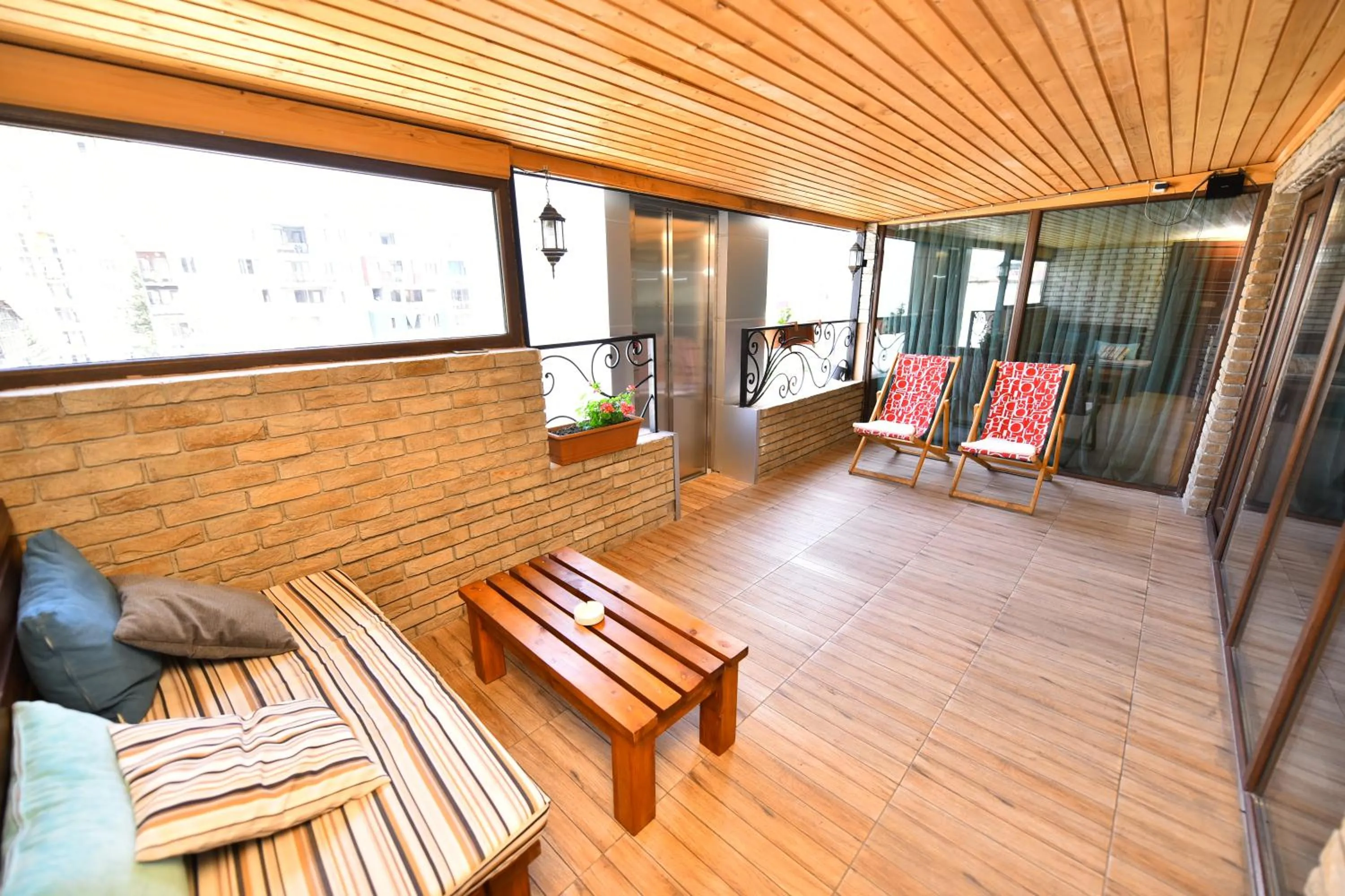 Balcony/Terrace in Hotel Phaliashvili