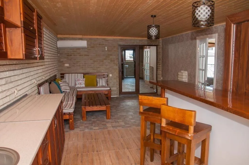 Kitchen or kitchenette in Hotel Phaliashvili