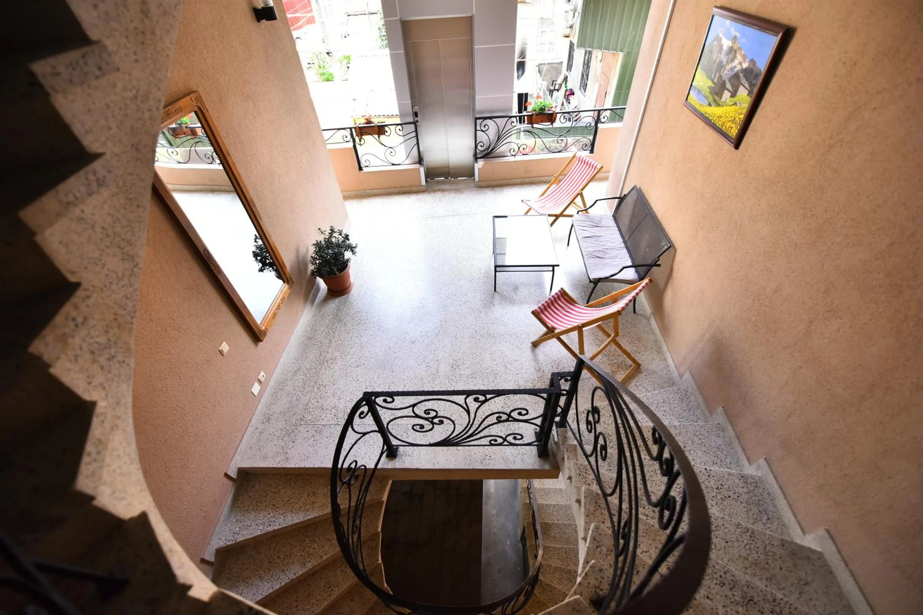 Floor plan in Hotel Phaliashvili