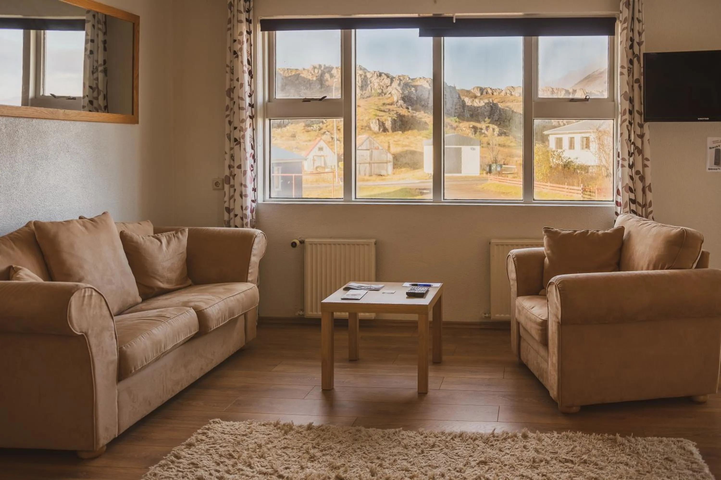 Seating area in Framtid Apartments and Holiday Homes