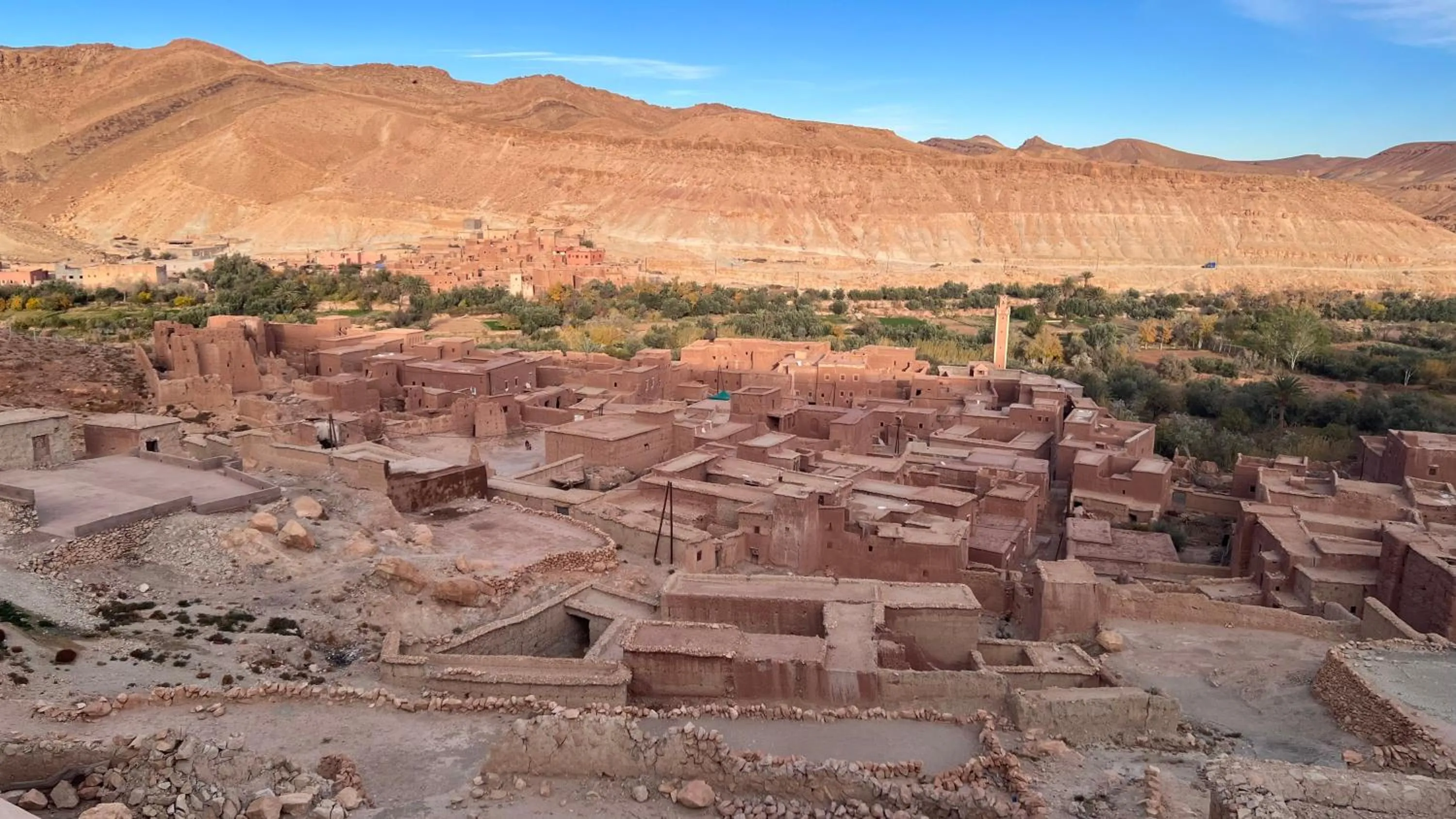 Natural landscape in Kasbah Tigmi El Janoub