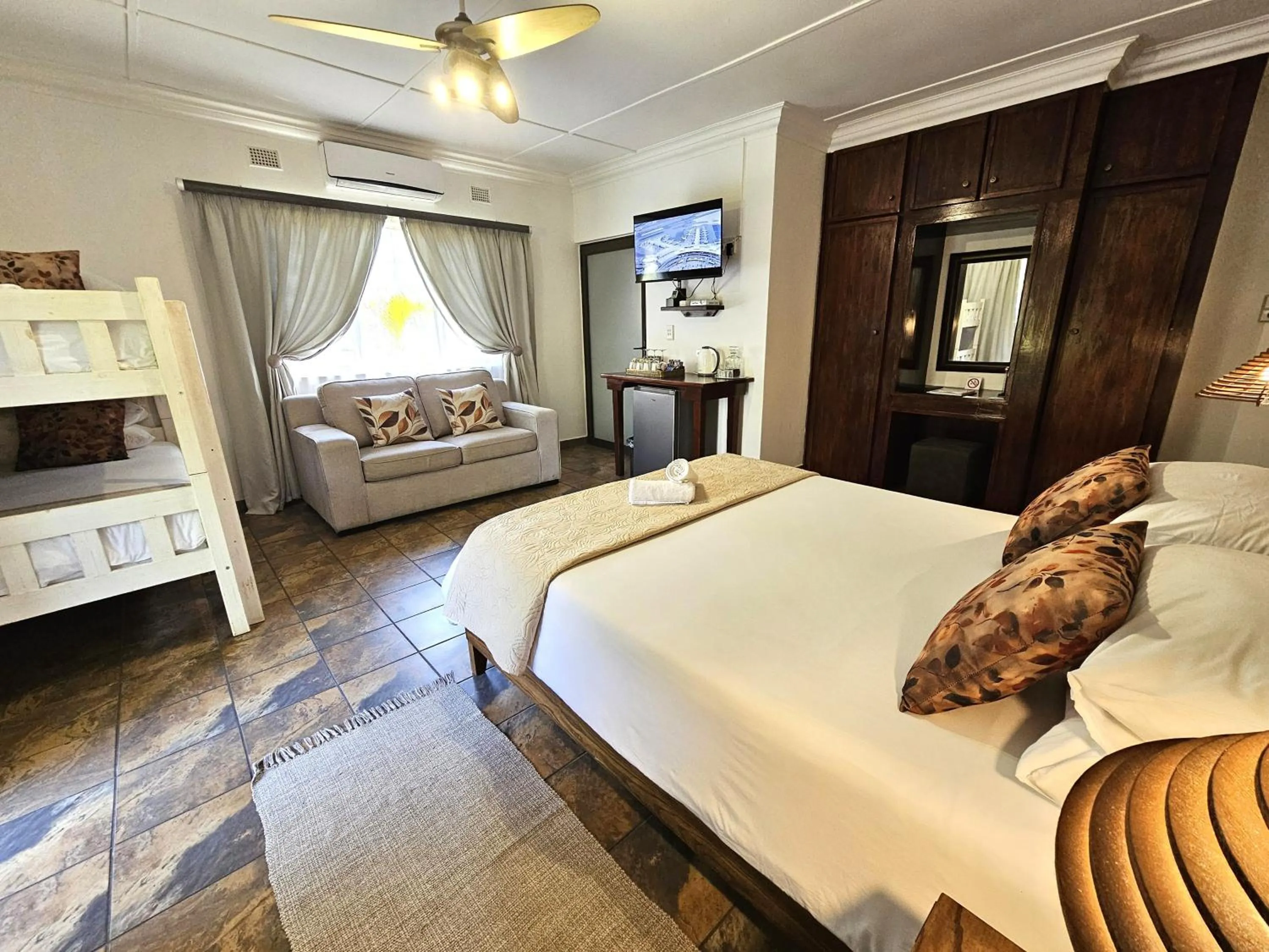 Bed in Leopard Corner Lodge