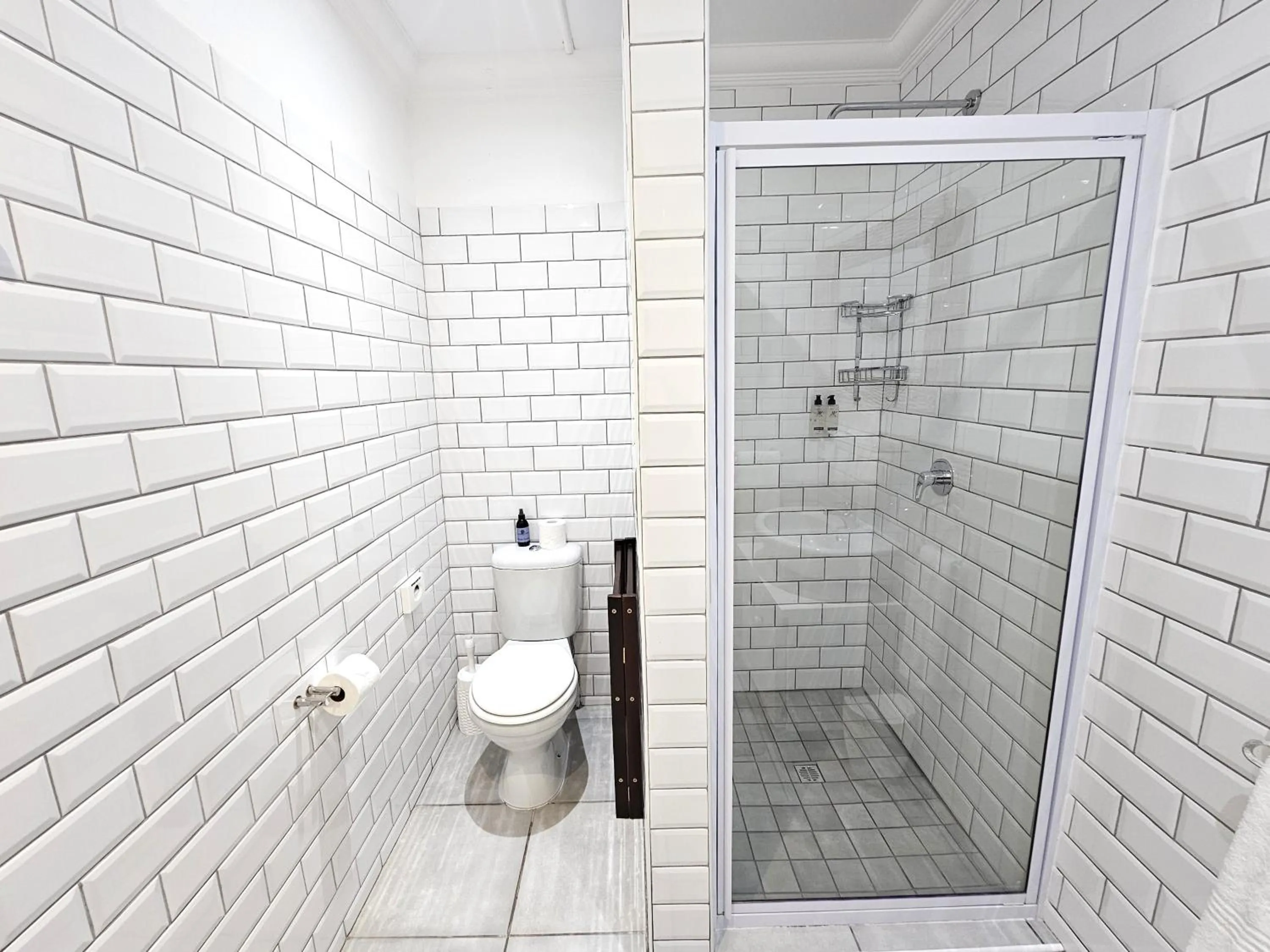 Shower in Leopard Corner Lodge