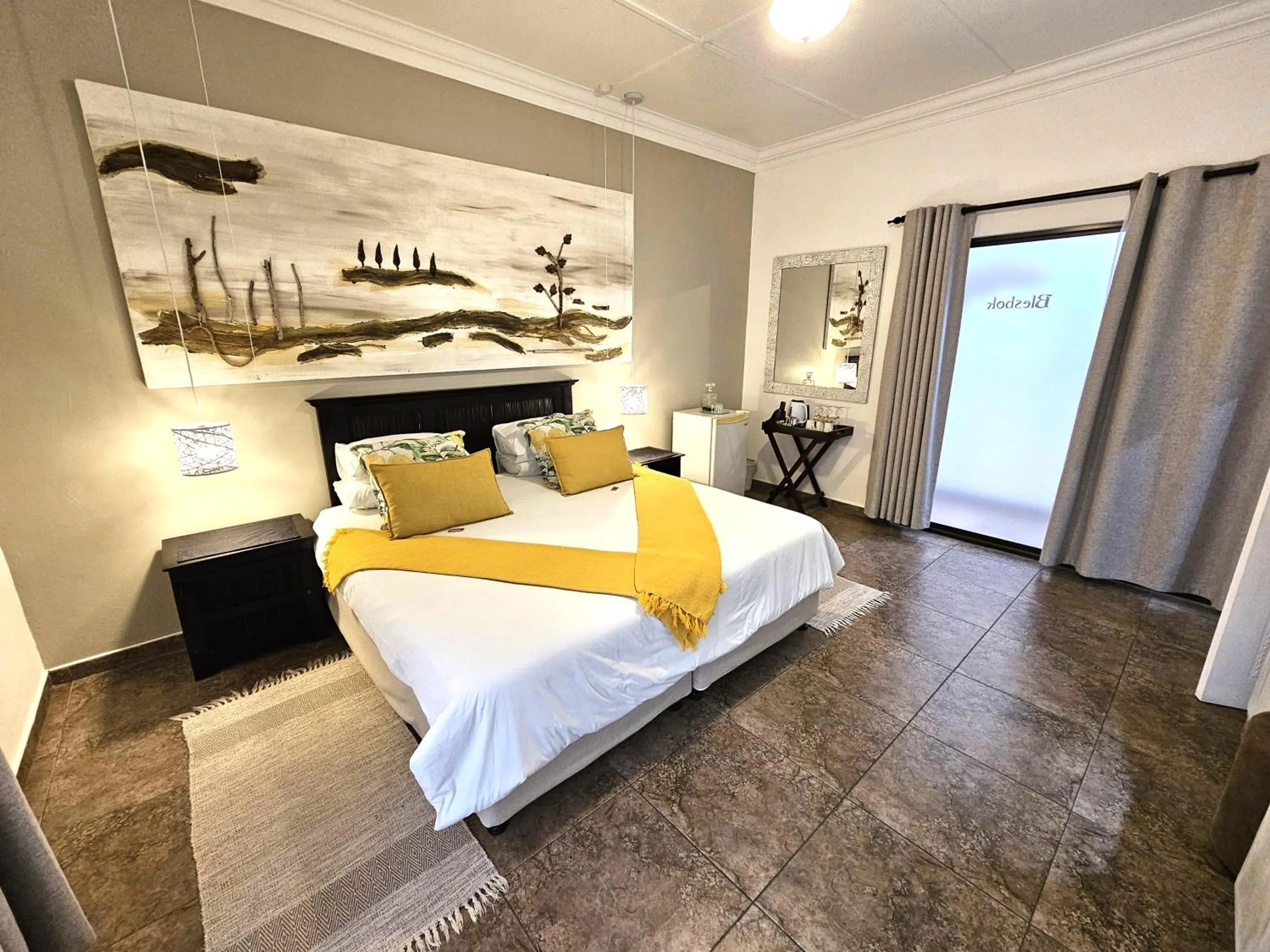 Bed in Leopard Corner Lodge