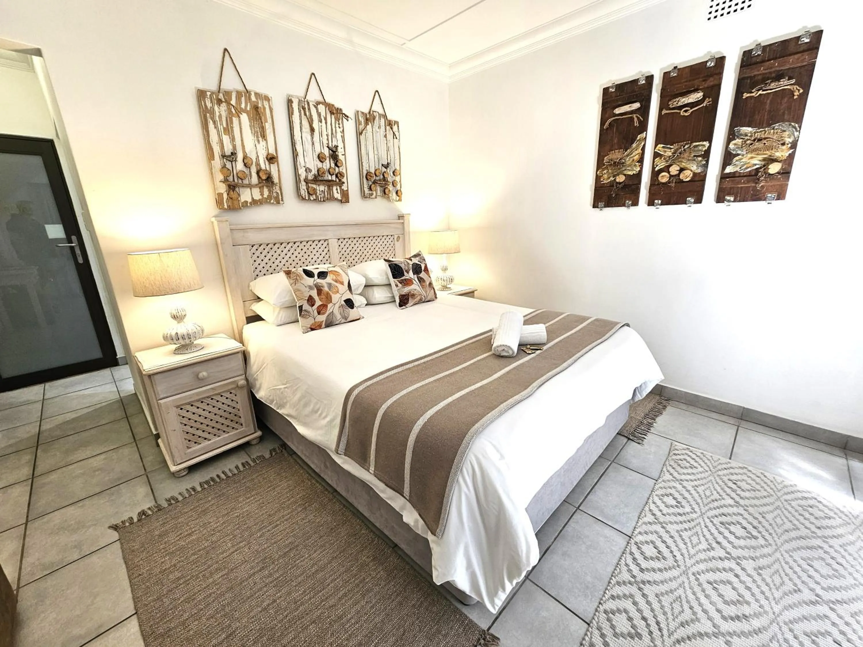 Bed in Leopard Corner Lodge