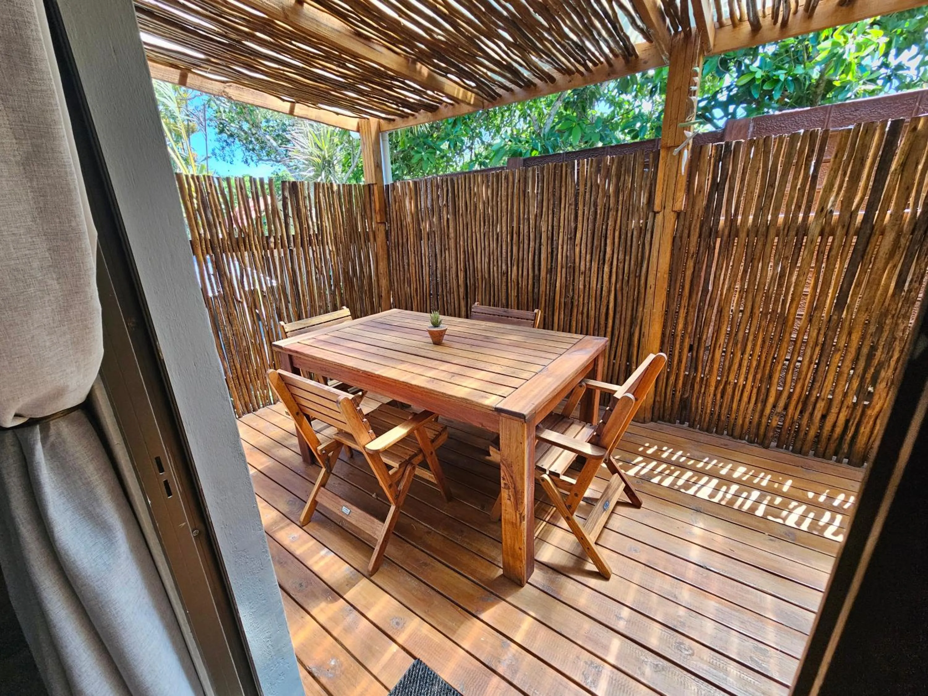 Patio in Leopard Corner Lodge