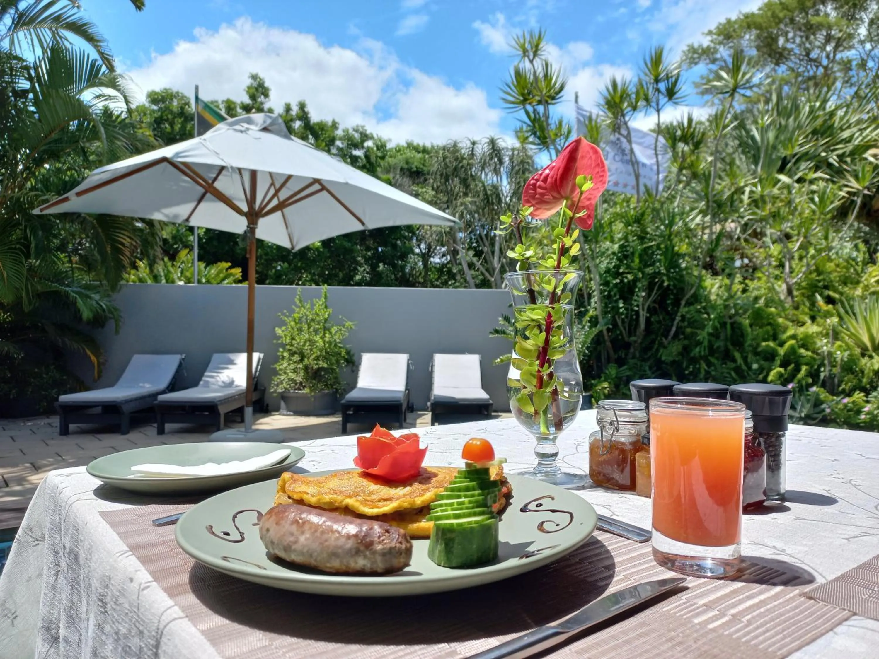 Breakfast in Leopard Corner Lodge