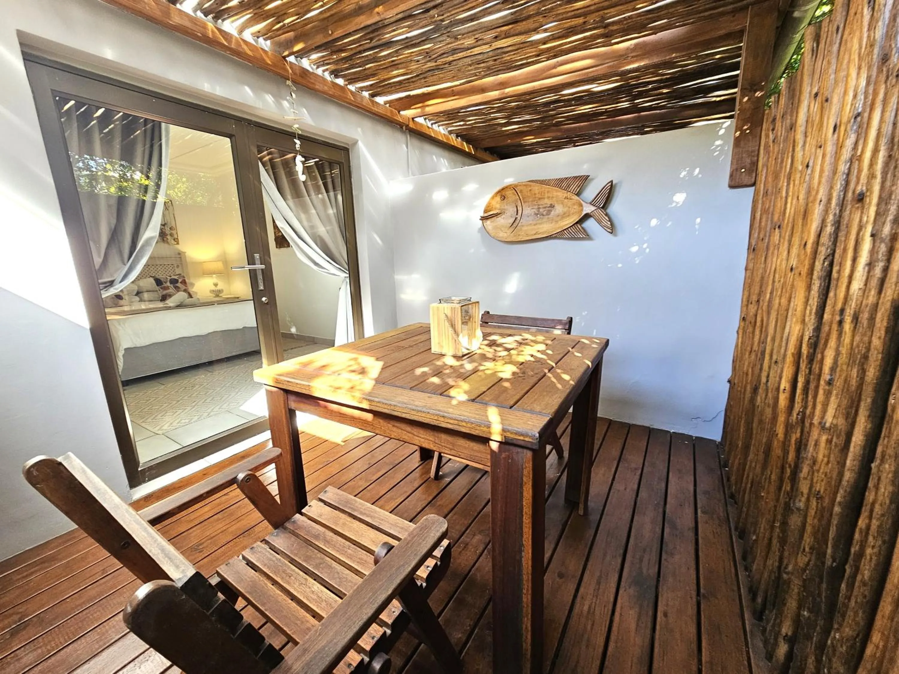 Patio in Leopard Corner Lodge