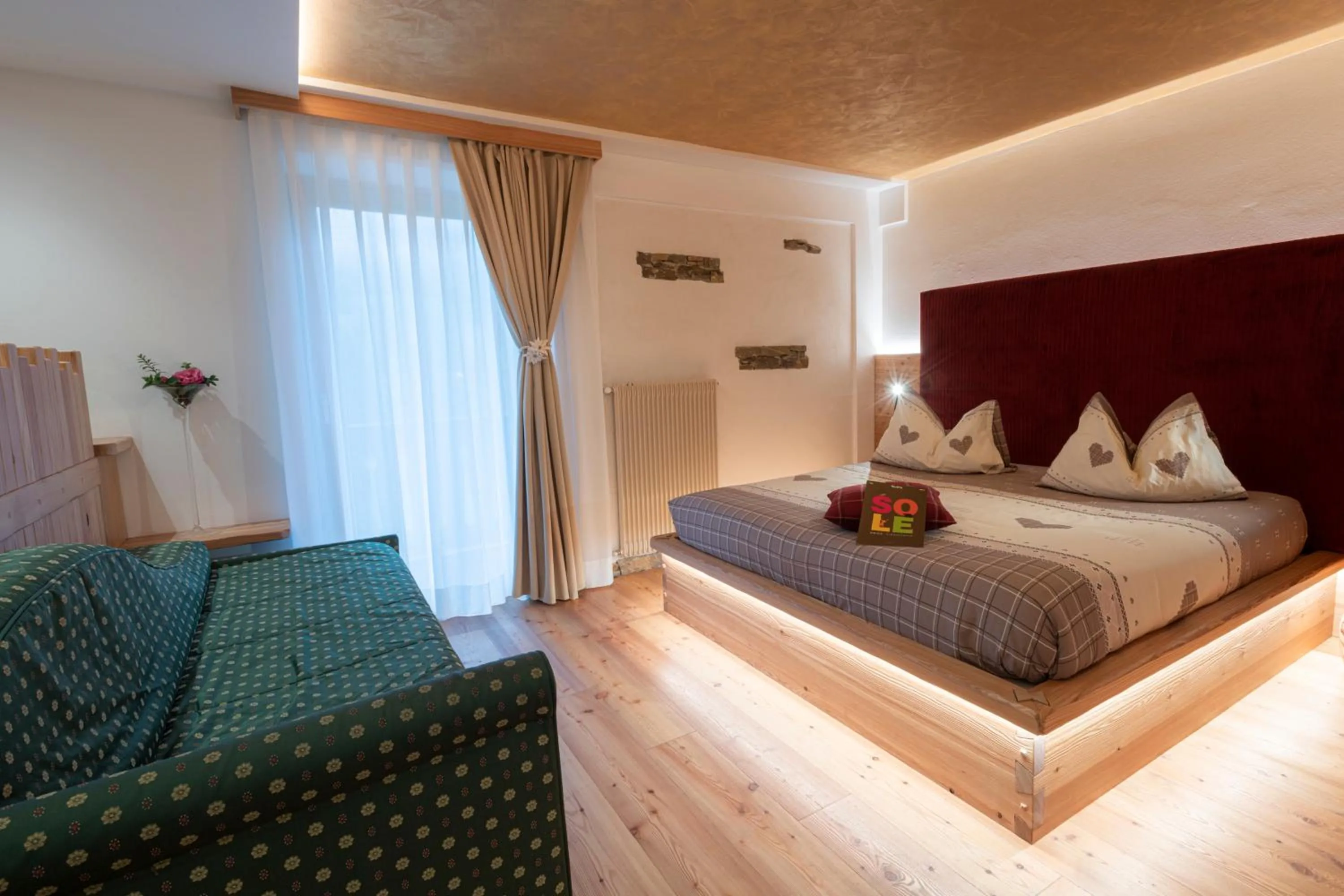 View (from property/room), Bed in Baita Velon